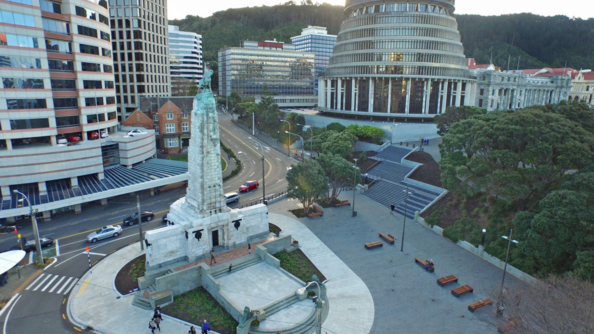 Wellington Cenotaph’s Anzac Upgrade banner