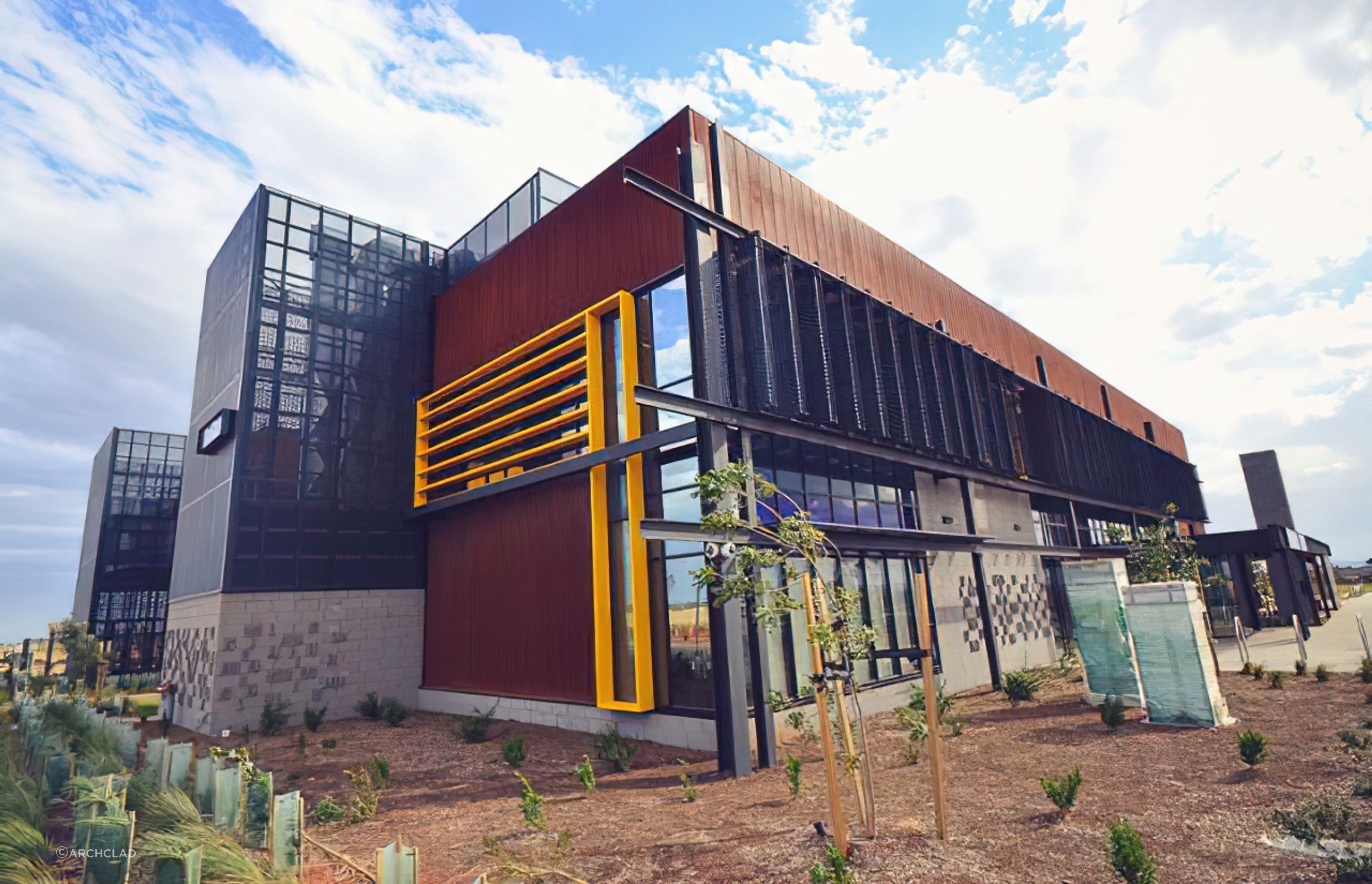 Interlocking Corten Panels