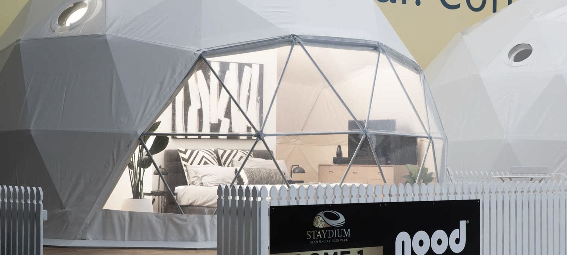 Staydium Glamping At Eden Park banner