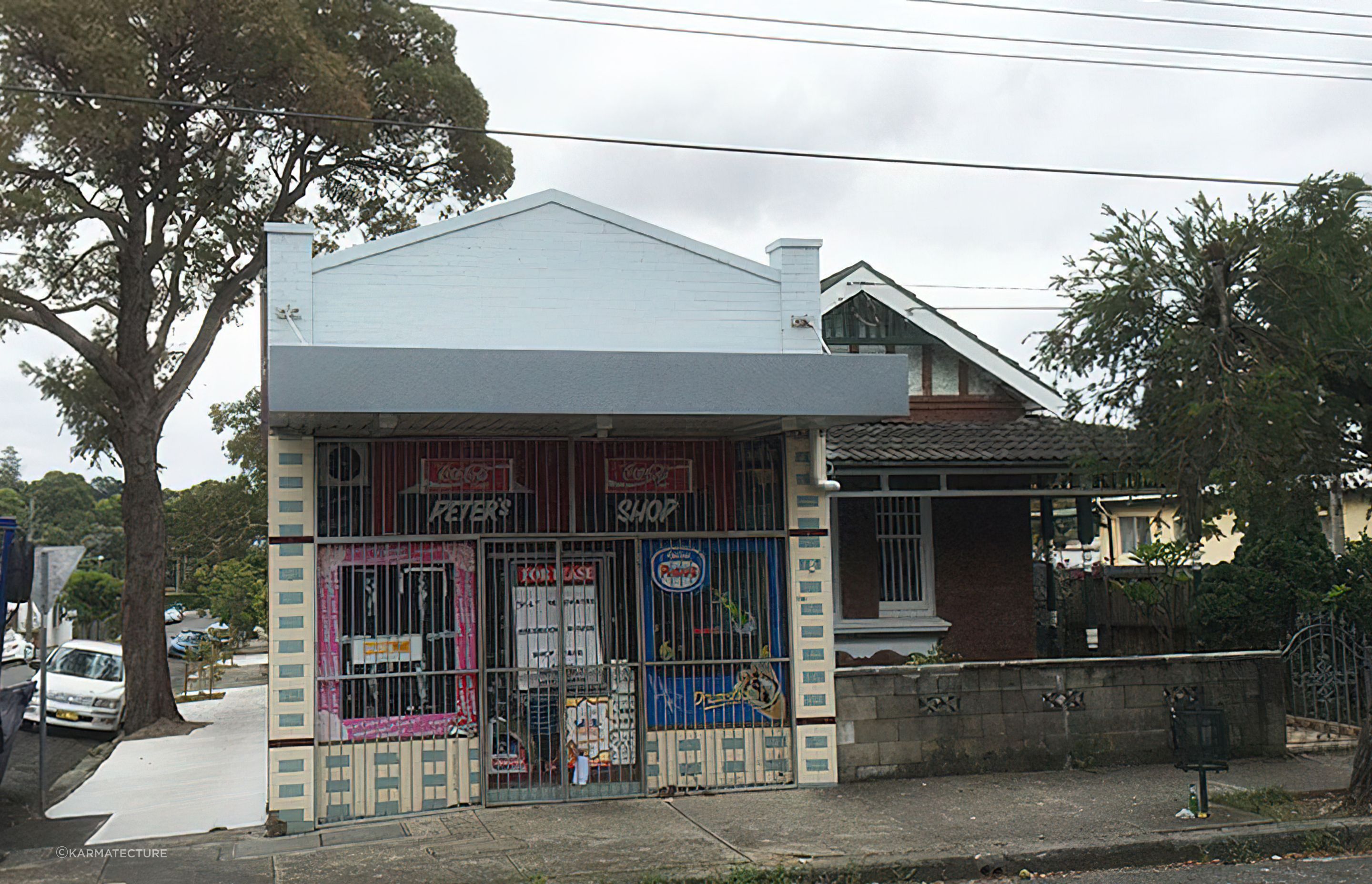 Original shopfront had an inaccessible step, and rotten flooring. It had ceased to be a viable business enterprise due to the unhealthy condition of the building.