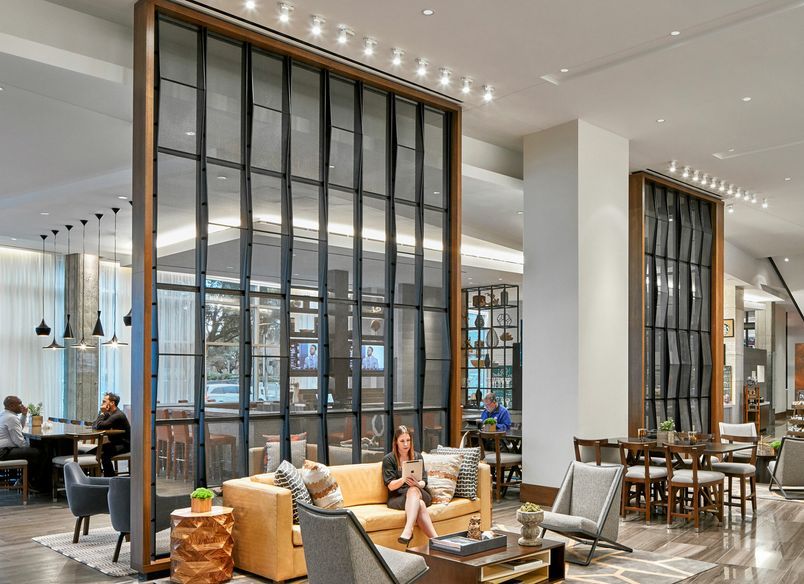 Space Dividers create Zones in Open Plan