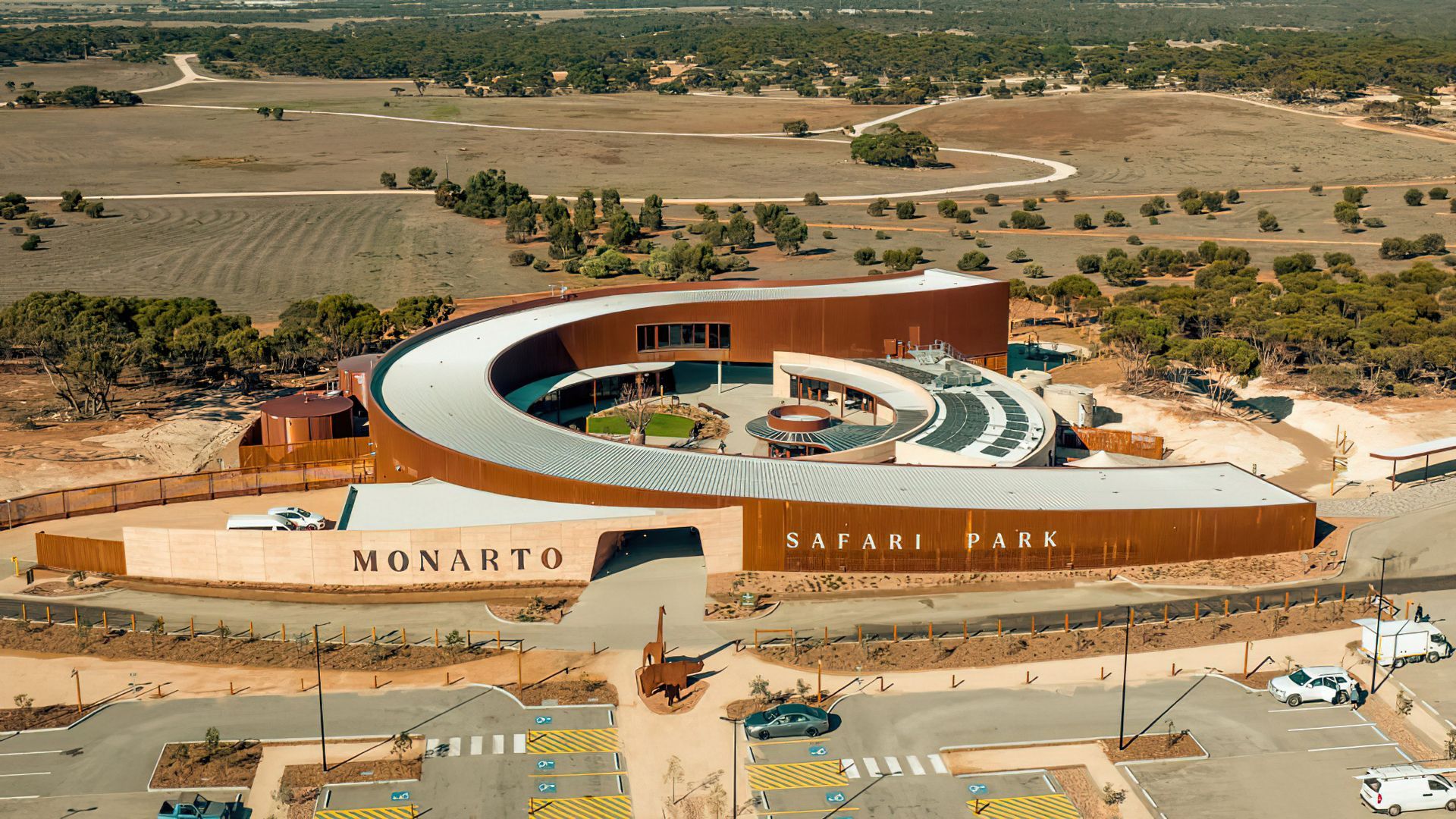 Monarto Safari Park Visitor Centre banner