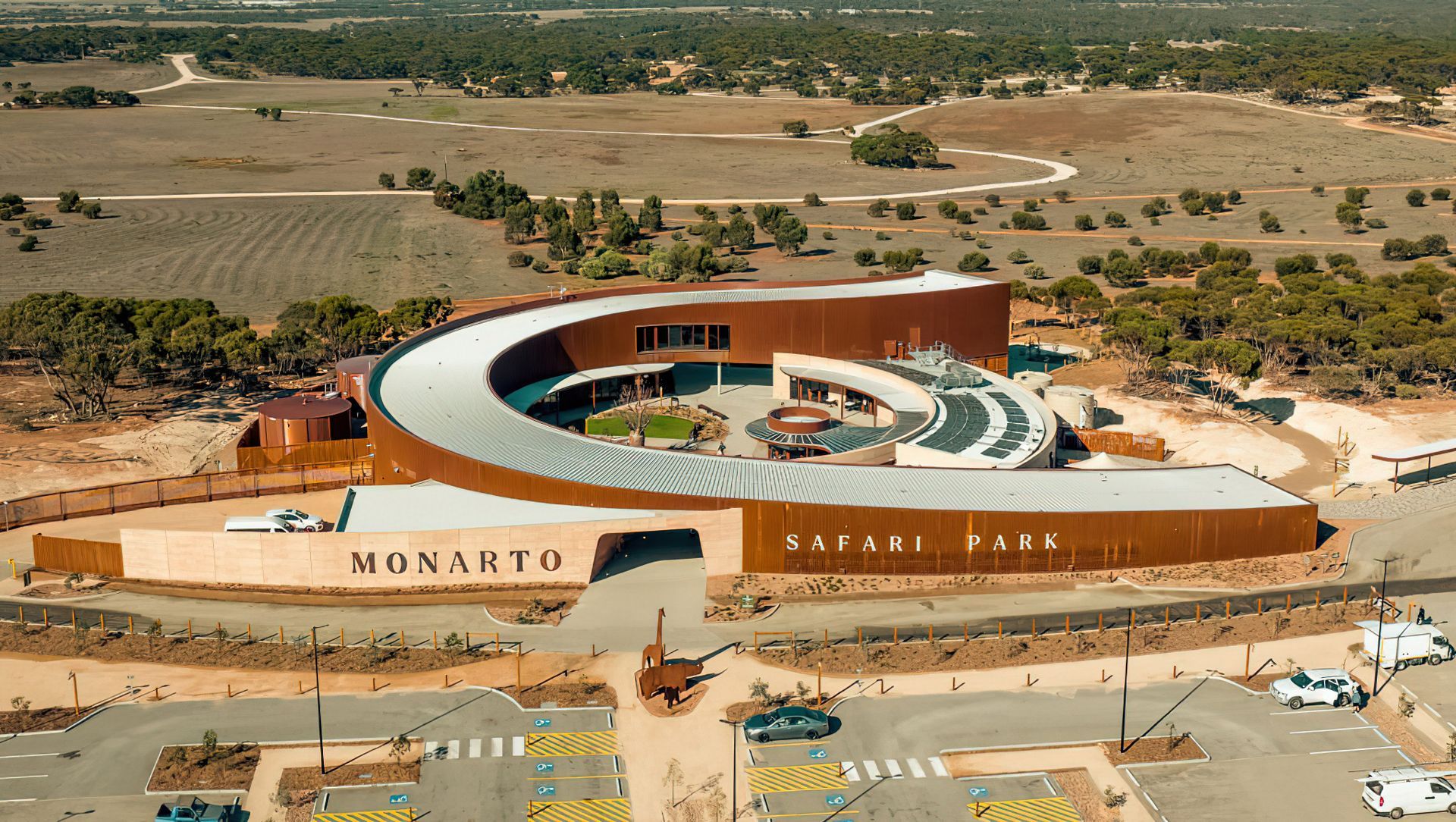 Monarto Safari Park Visitor Centre banner