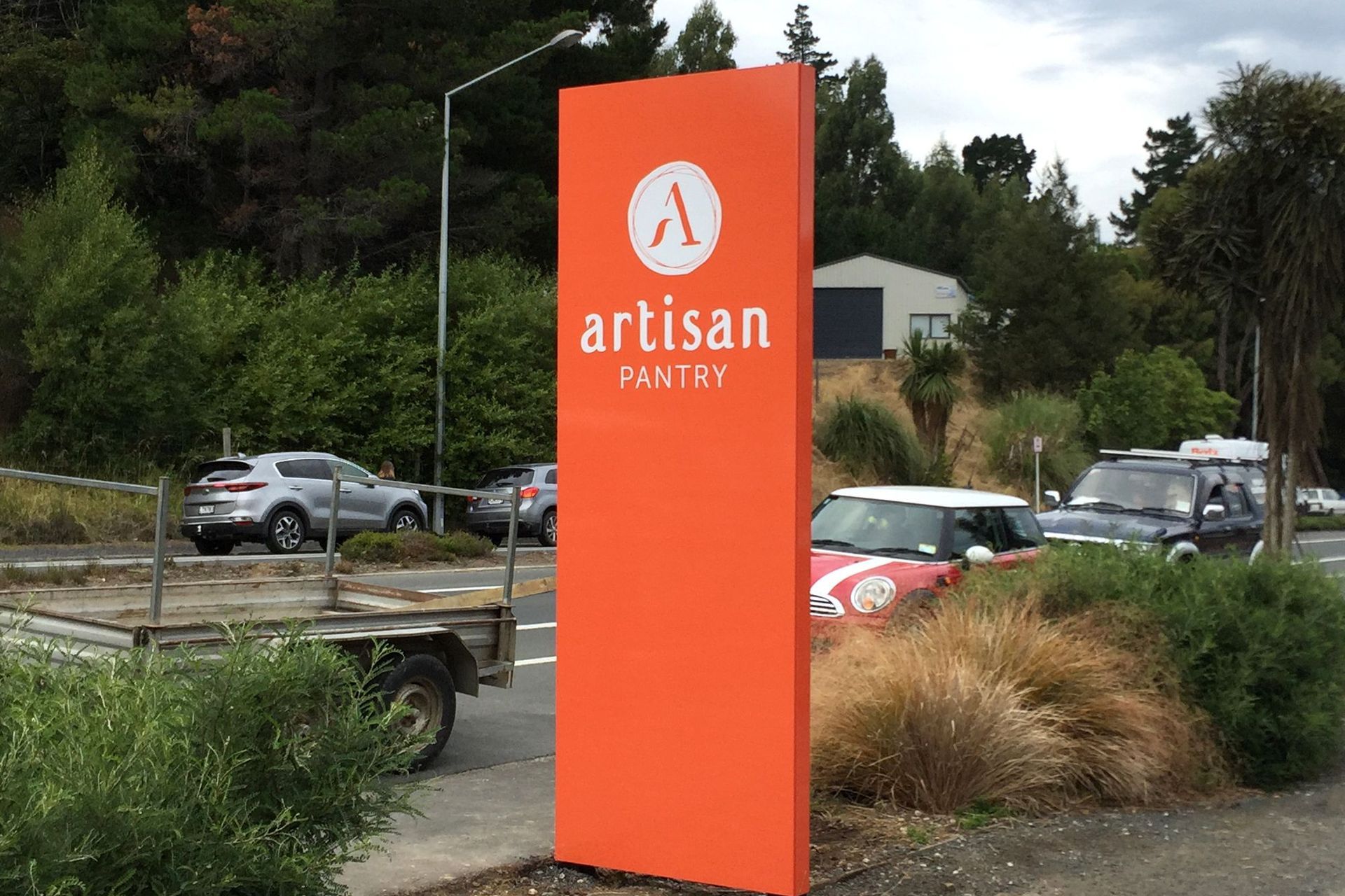 Pylon for Artisan Pantry, Dunedin