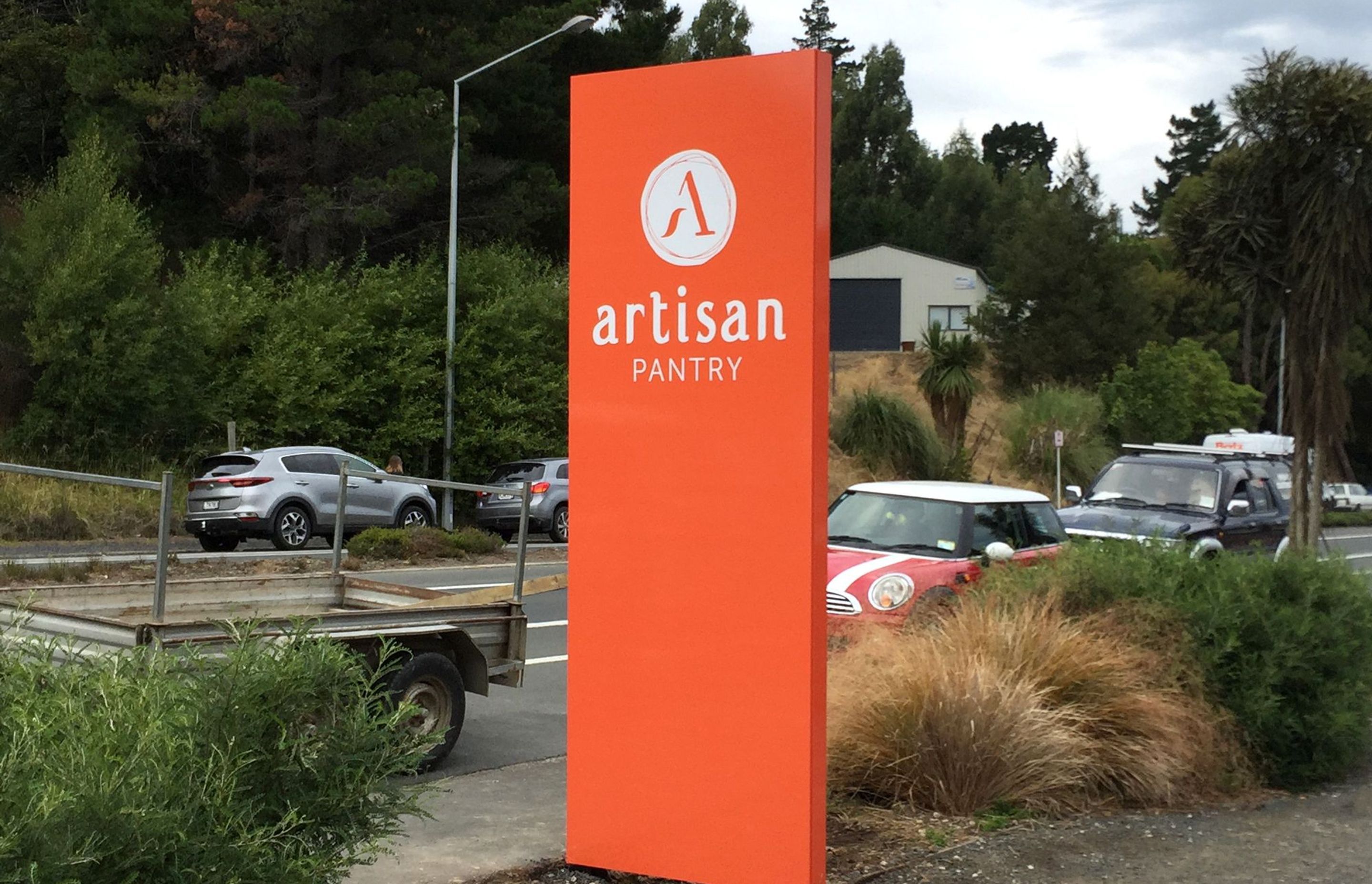 Pylon for Artisan Pantry, Dunedin