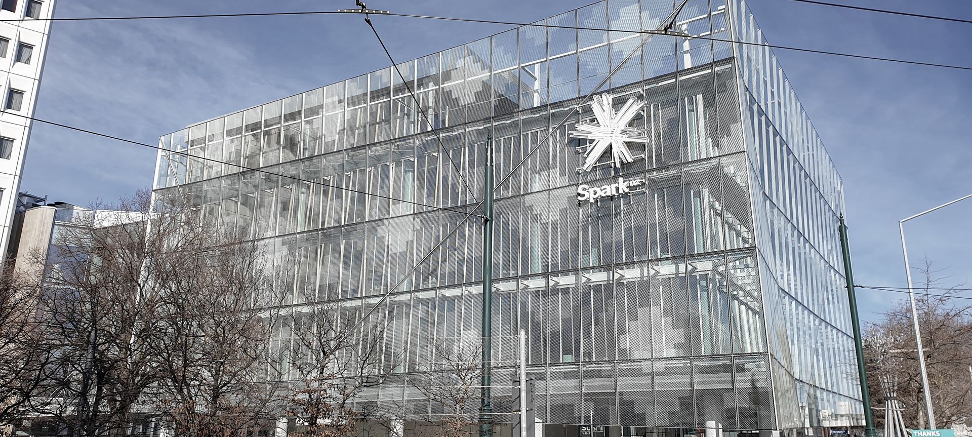 Spark Square, Christchurch banner