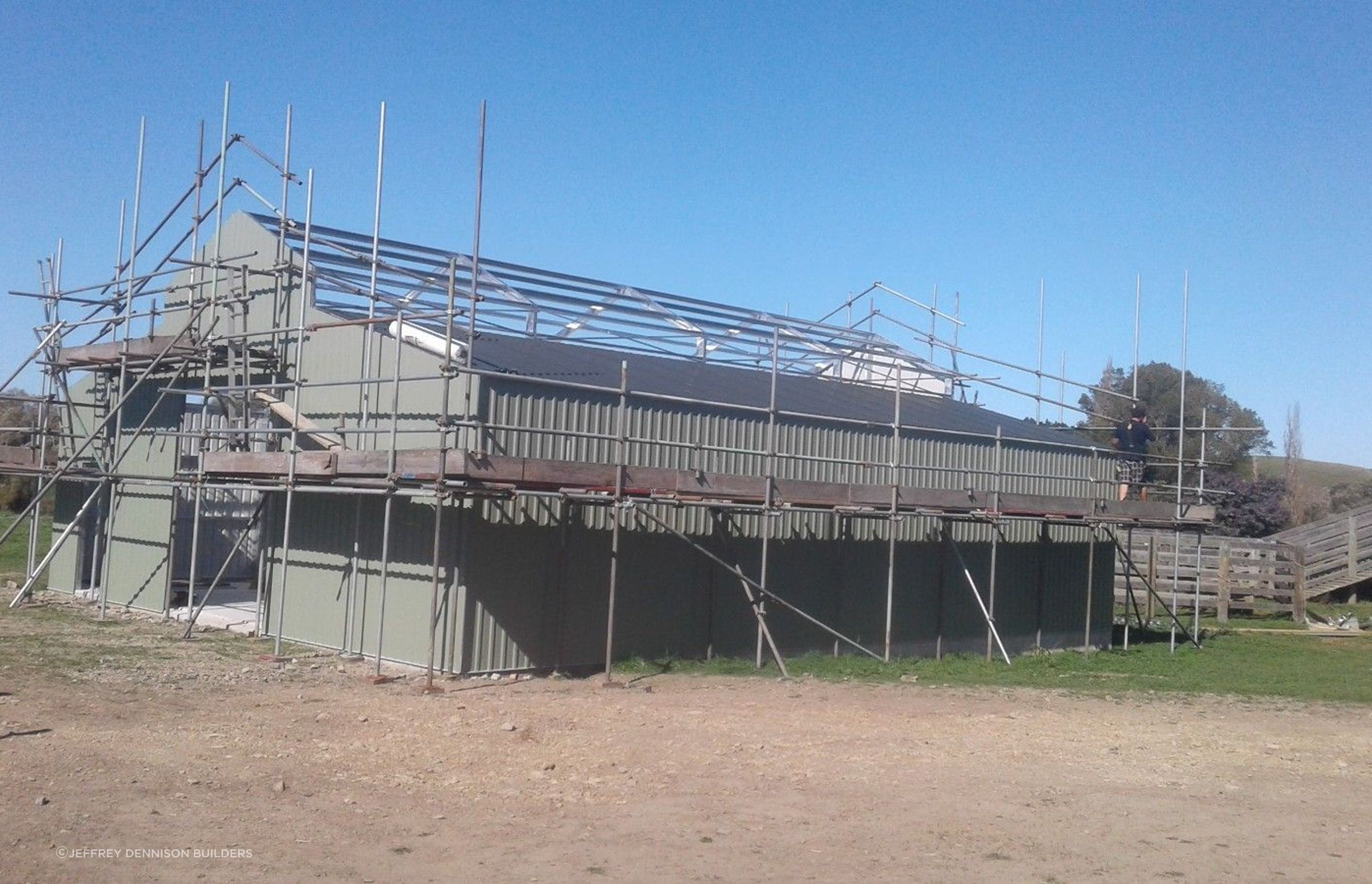 Making a start on the roofing