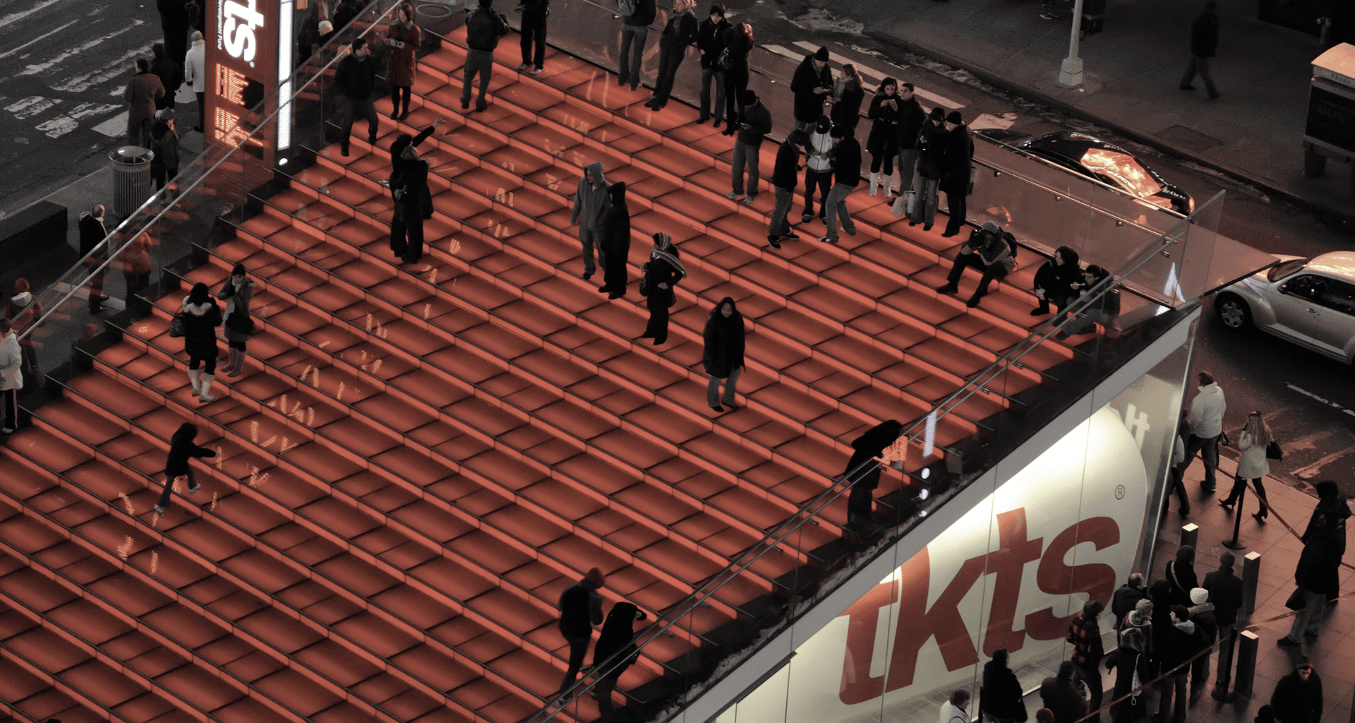 TKTS Times Square banner