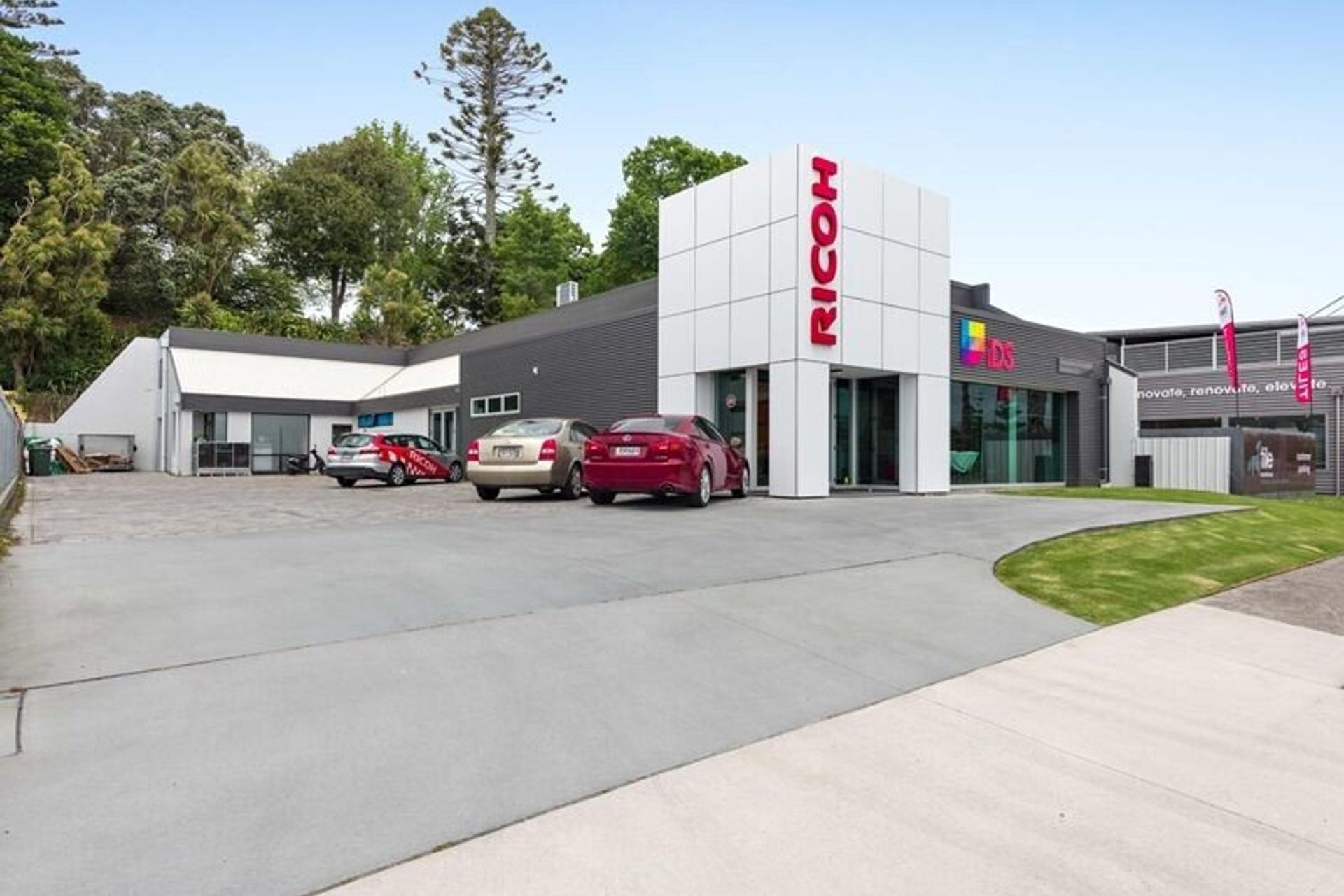 After outside renovation side