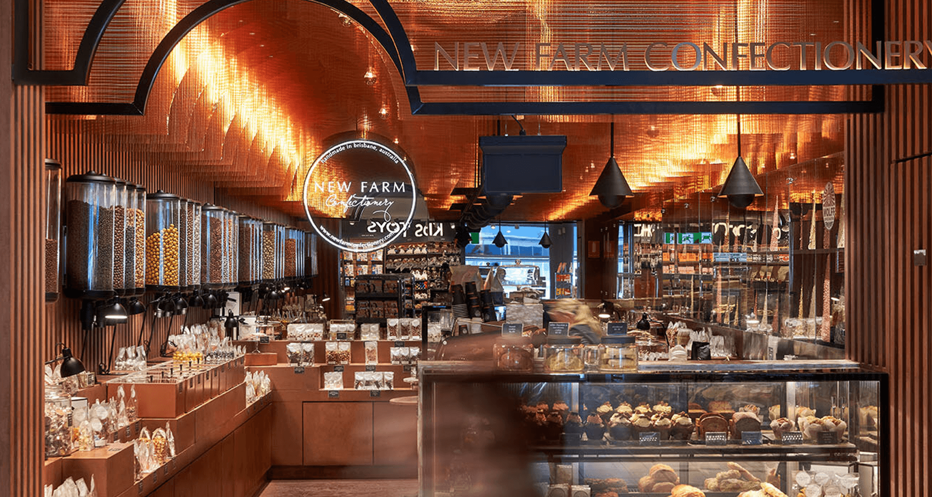 New Farm Confectionery - Brisbane Airport banner