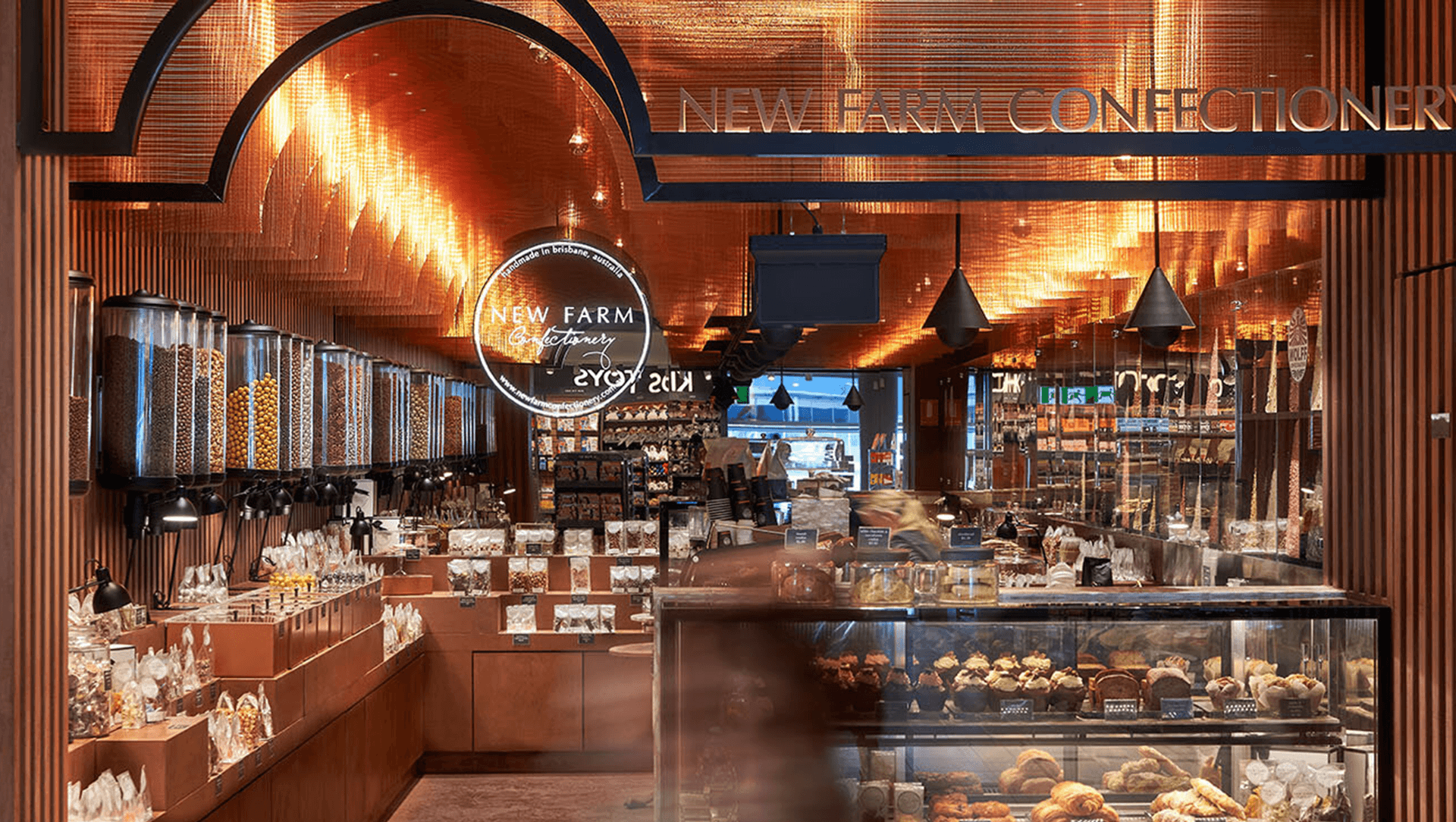 New Farm Confectionery - Brisbane Airport banner