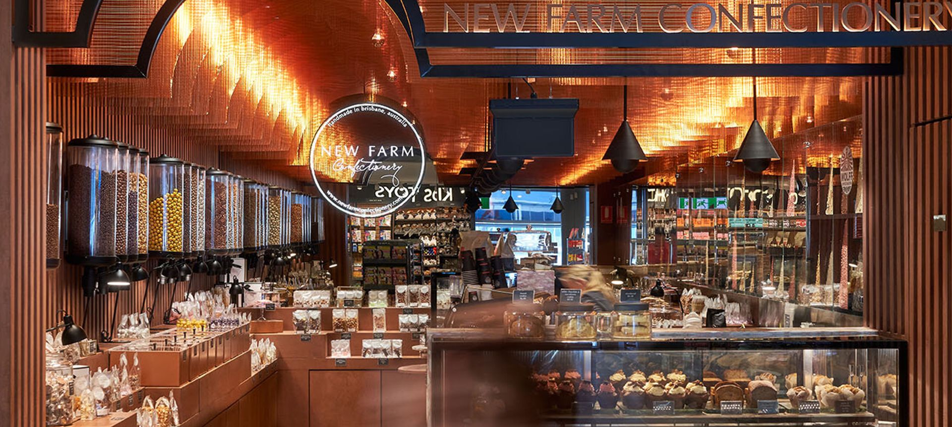 New Farm Confectionery - Brisbane Airport banner