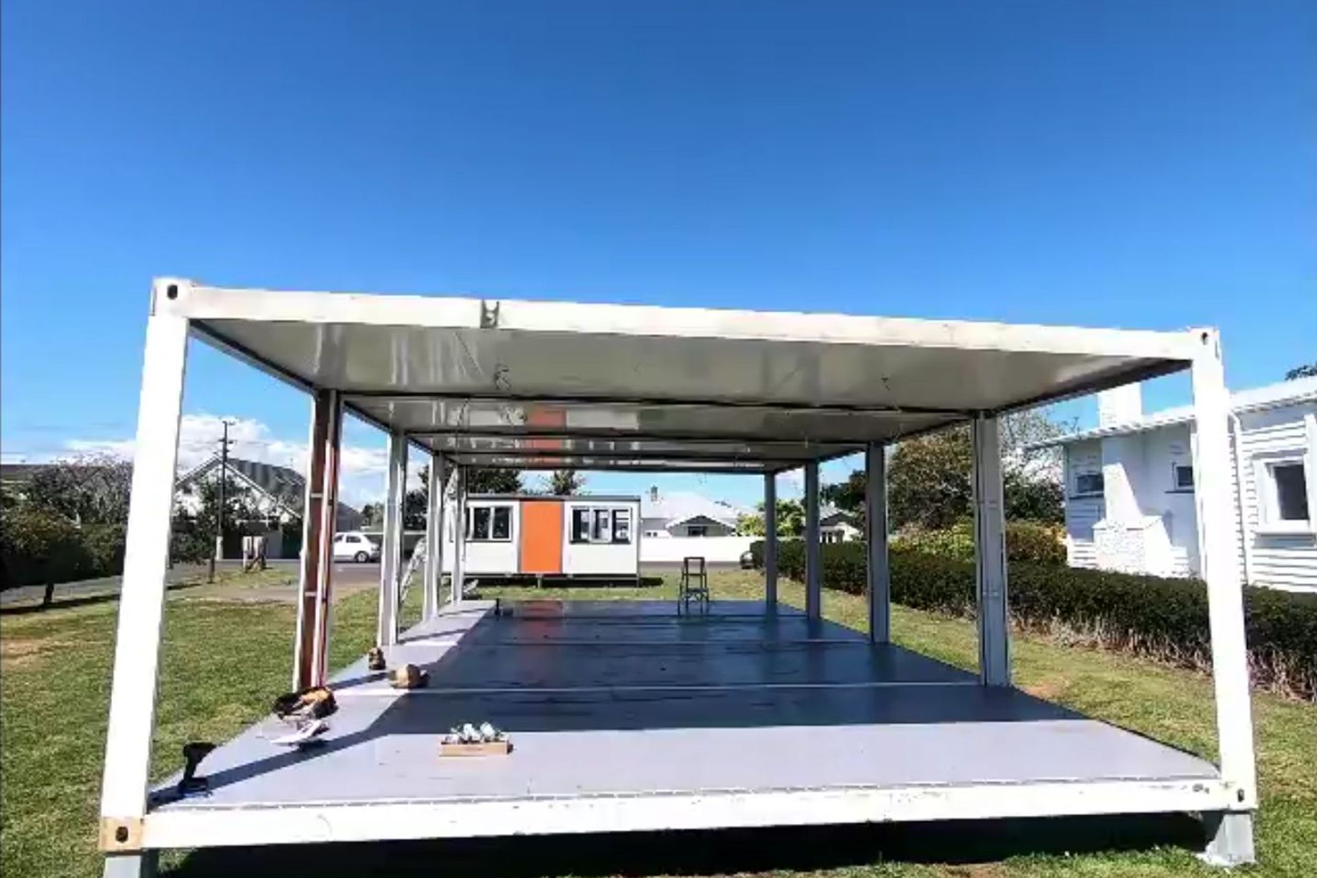 Large Kit set Cabin - Frame secured, ready for wall panels