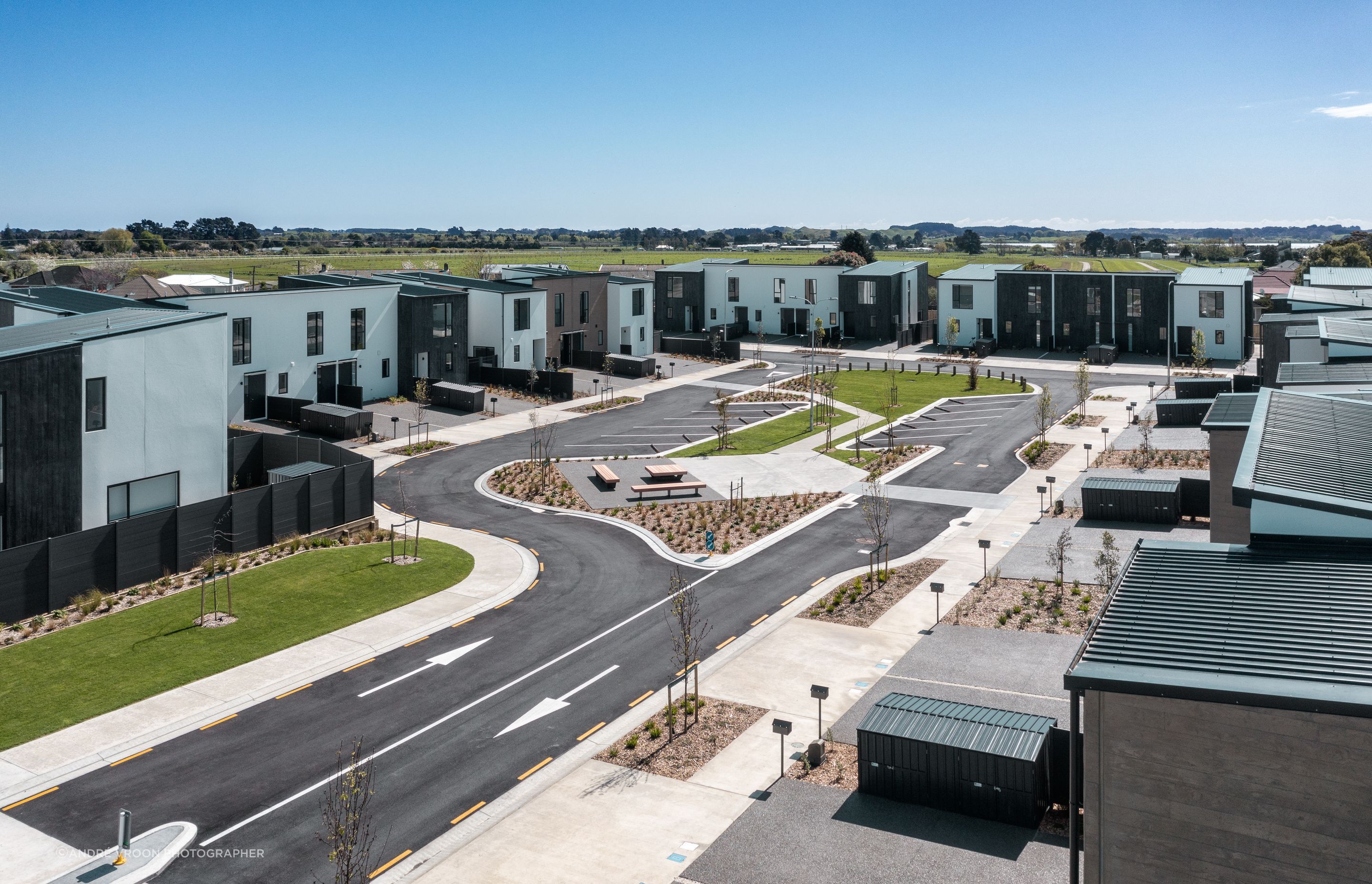 New housing development in Levin by Wright &amp; Gray Architects