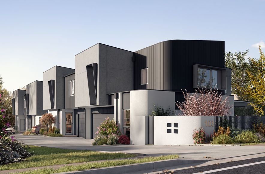 Townhouse renders in Kahibah, Newcastle NSW