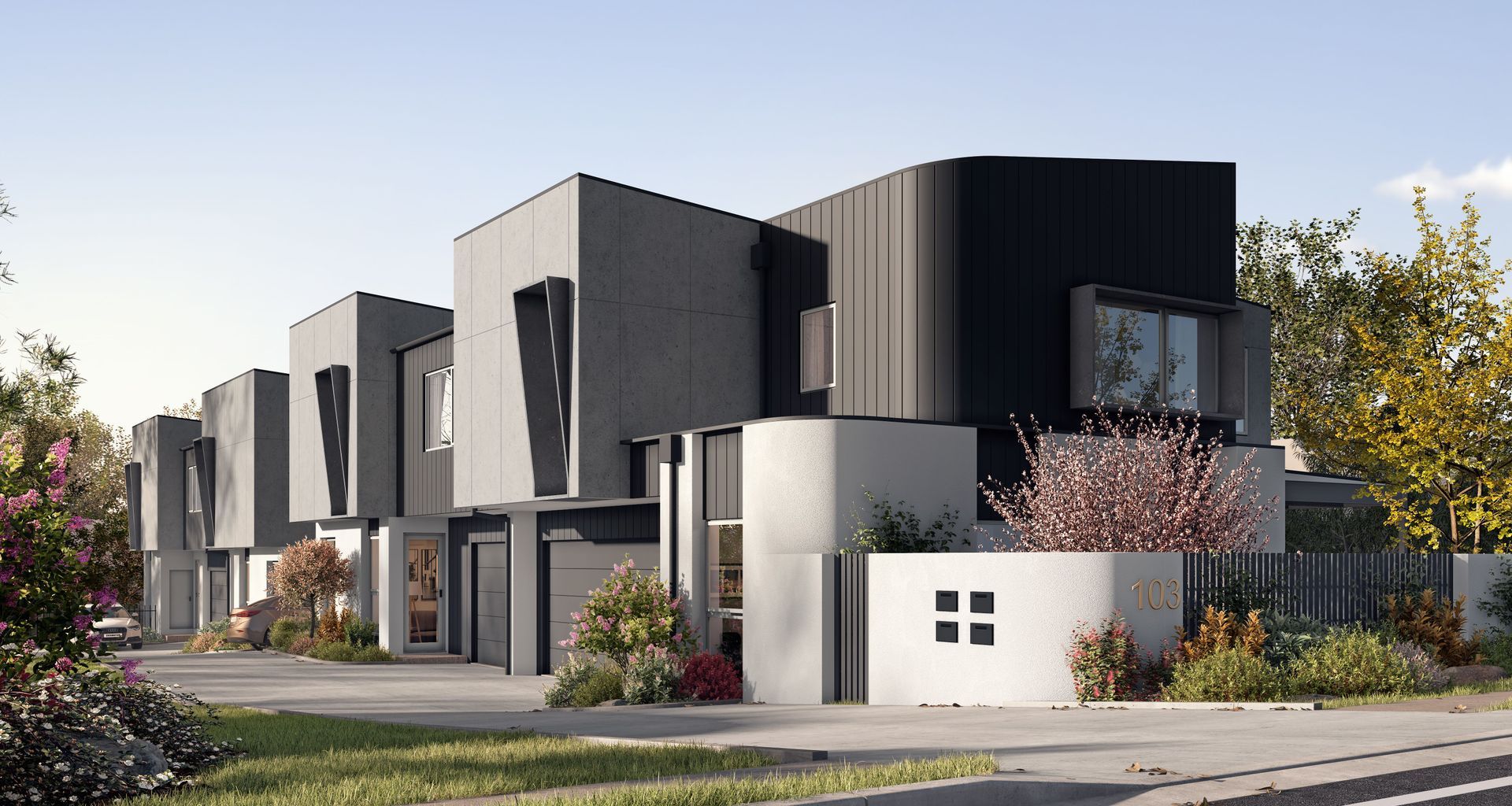 Townhouse renders in Kahibah, Newcastle NSW banner