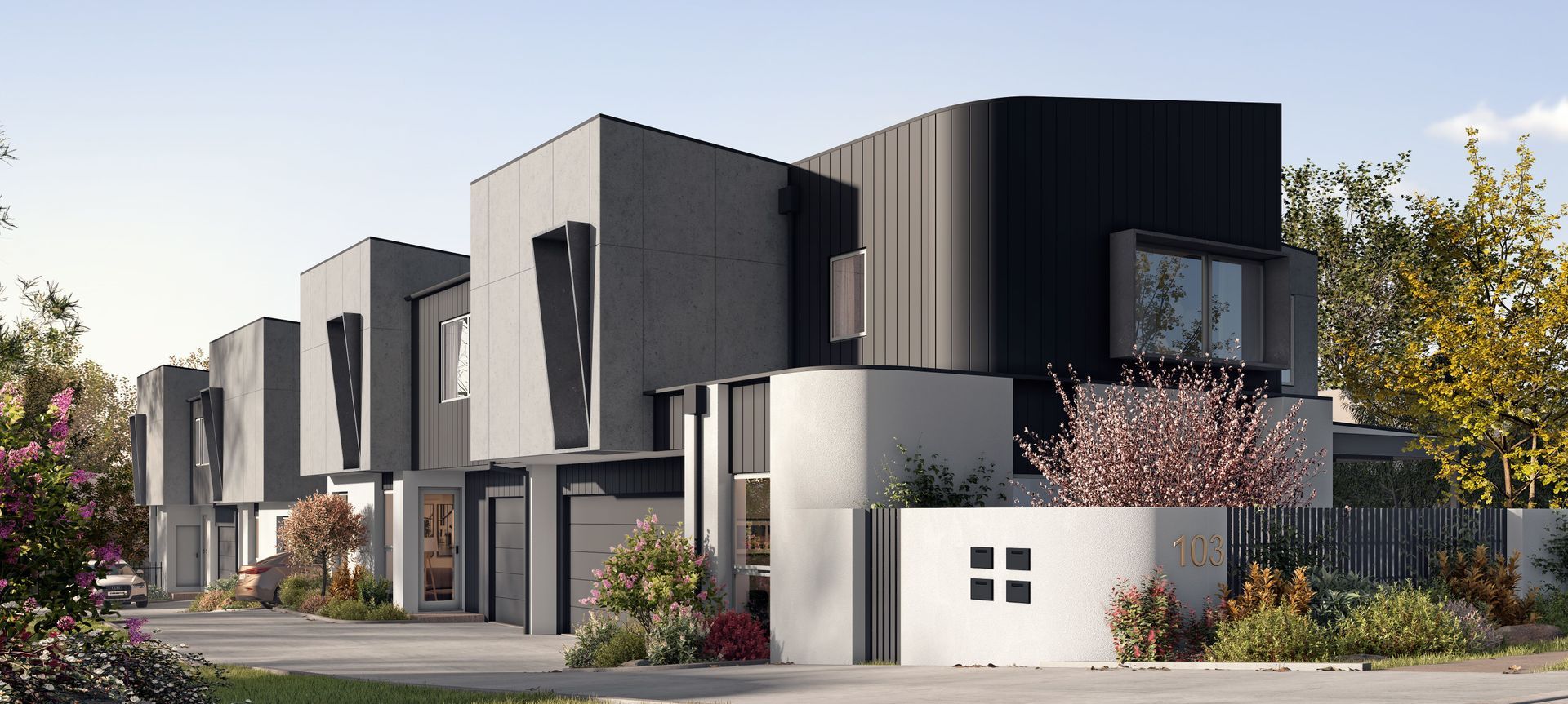 Townhouse renders in Kahibah, Newcastle NSW banner