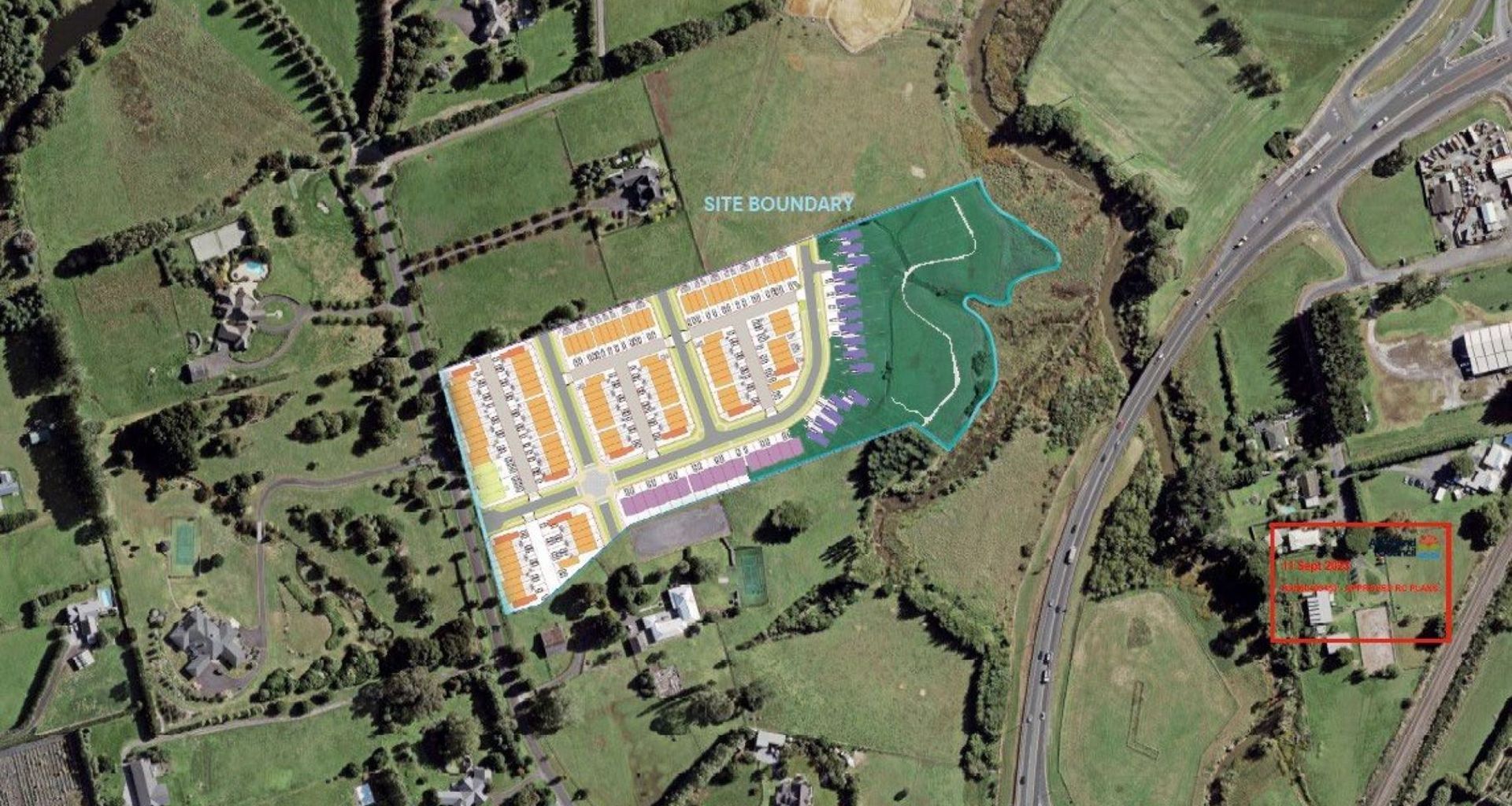 Burberry Road Land Subdivision Development banner