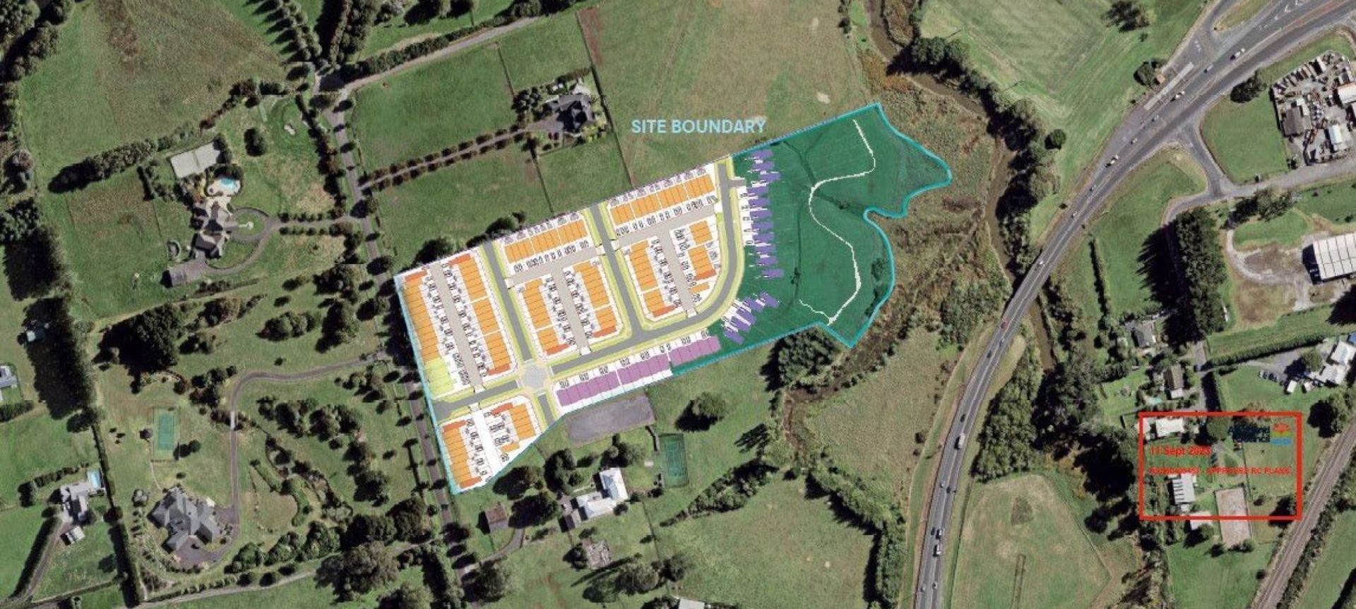 Burberry Road Land Subdivision Development banner
