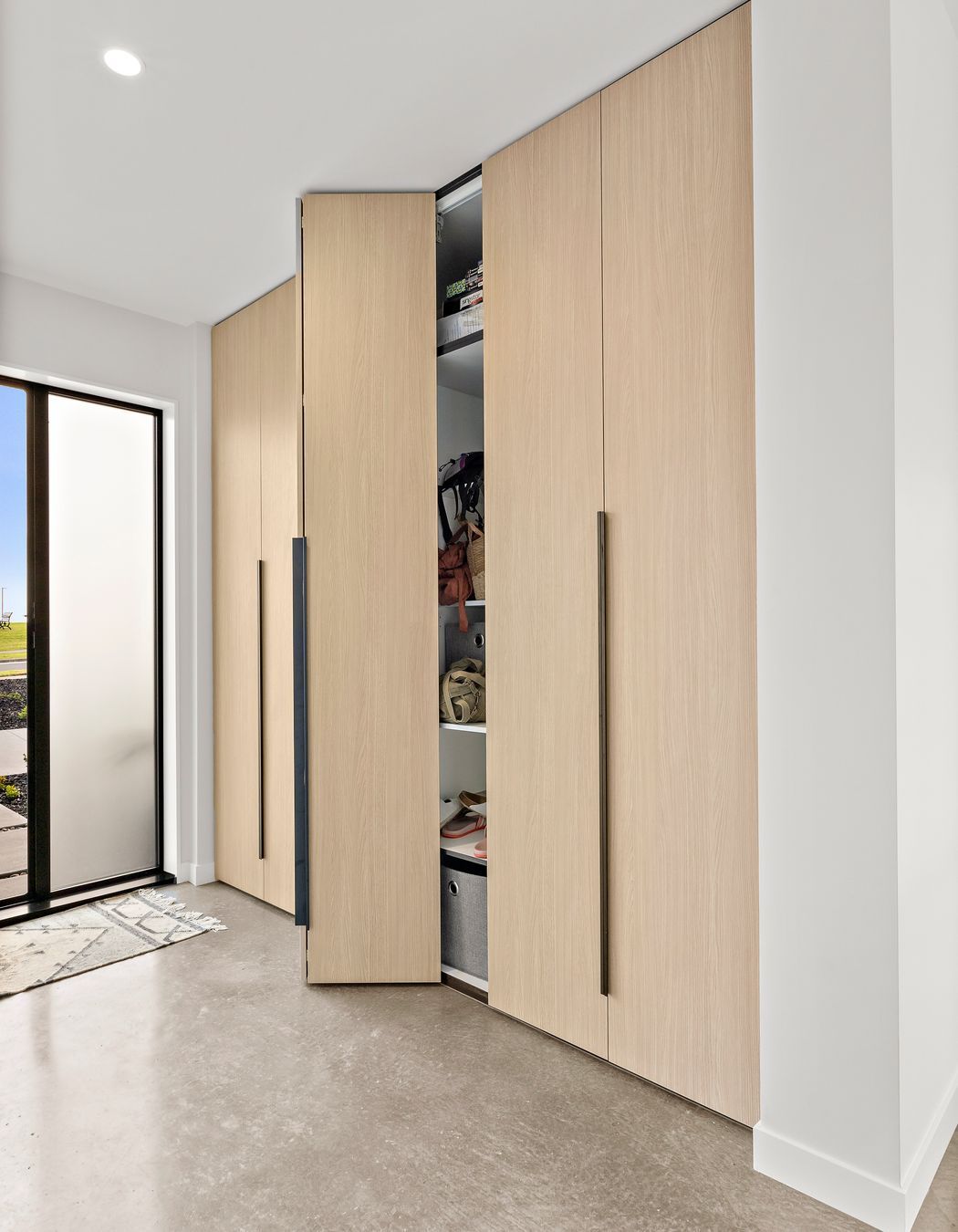 Black Negative Detail with Woodgrain, Auckland