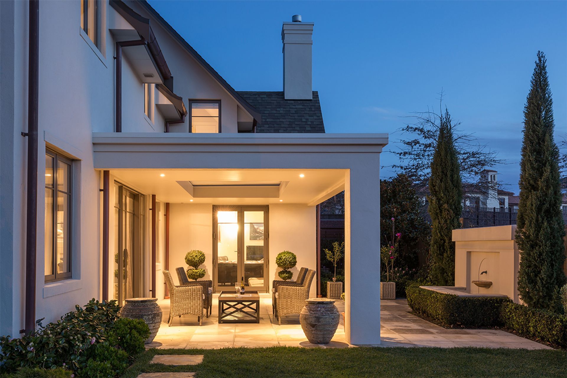 Life Outside: Every home in the Verita development comes complete with carefully designed and implemented outdoor living spaces and landscaping.