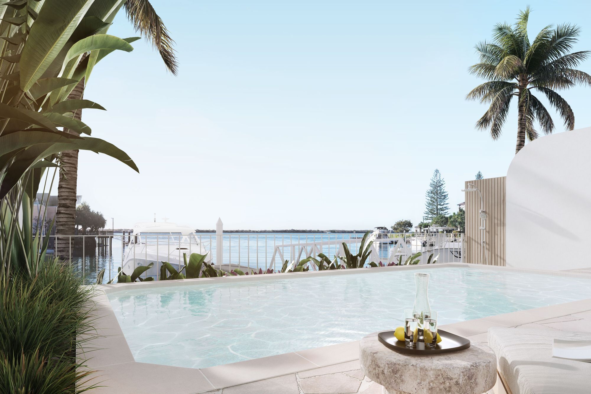 Marlowe Residences - 7 Pools installed before lunch!