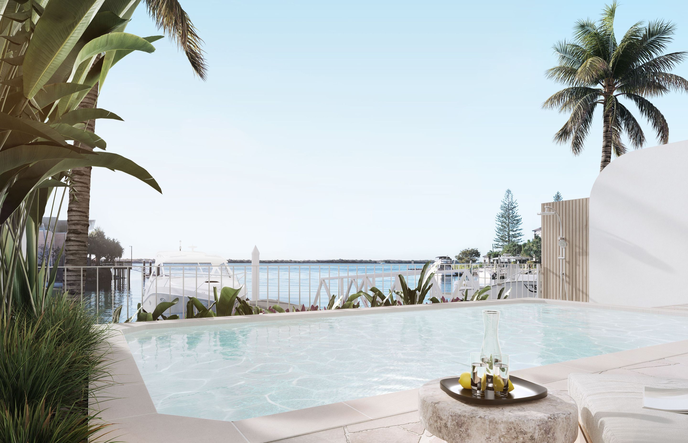 Marlowe Residences - 7 Pools installed before lunch!