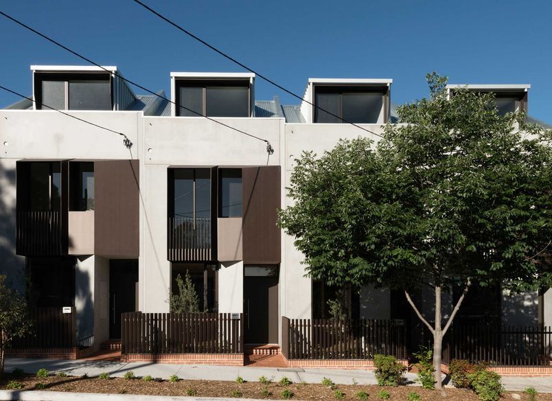 Portman St terraces, Green Square