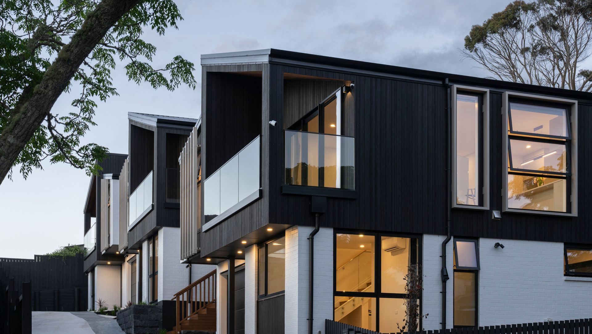 Three Architecturally Designed Homes with Striking Louver & Cladding banner
