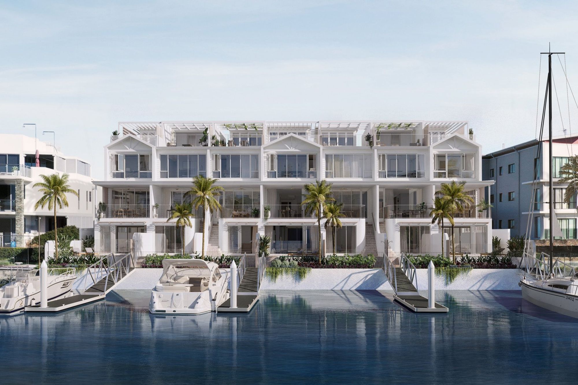 Marlowe Residences - 7 Pools installed before lunch!