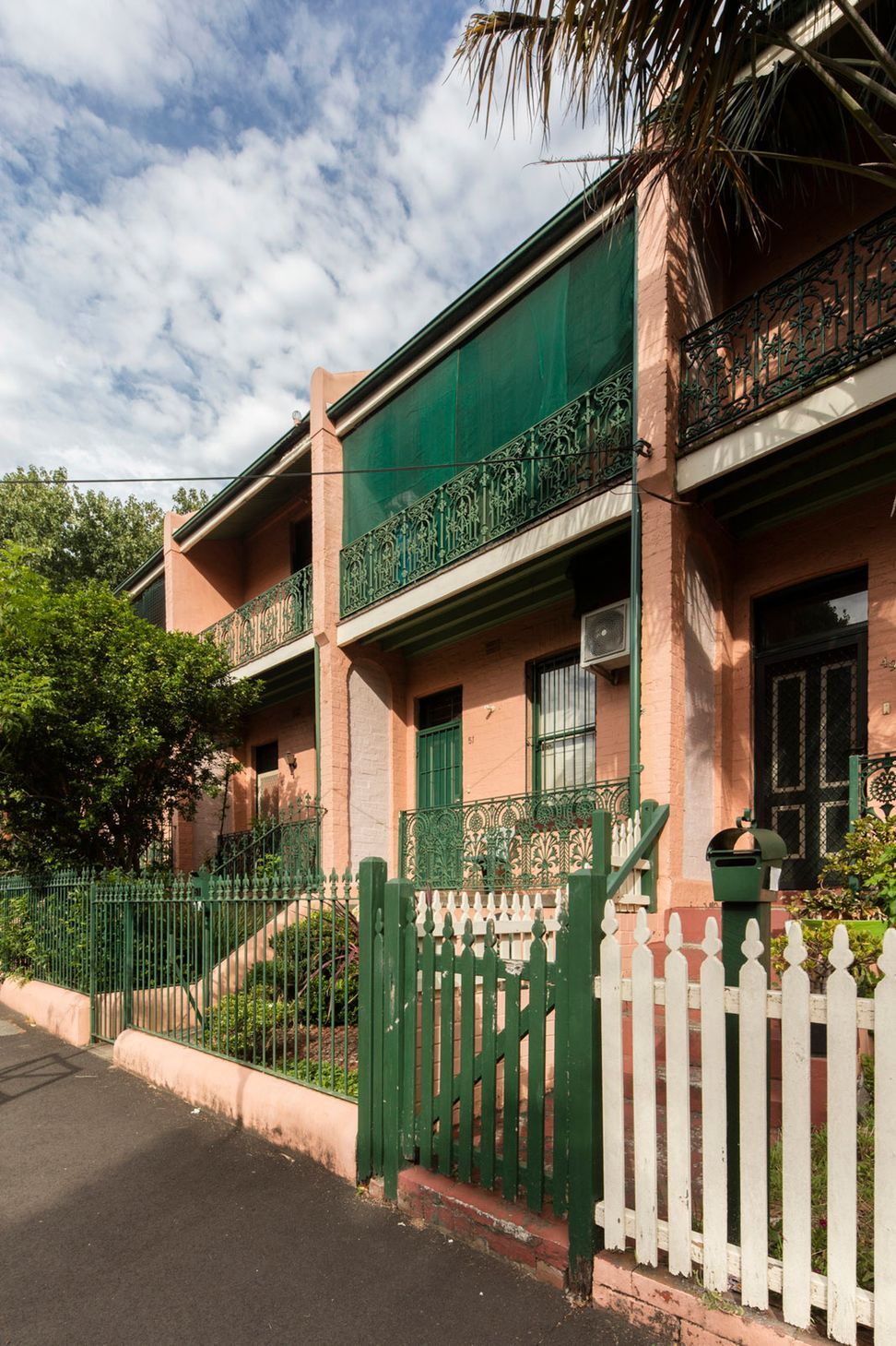 Terrace houses from the immediate context
