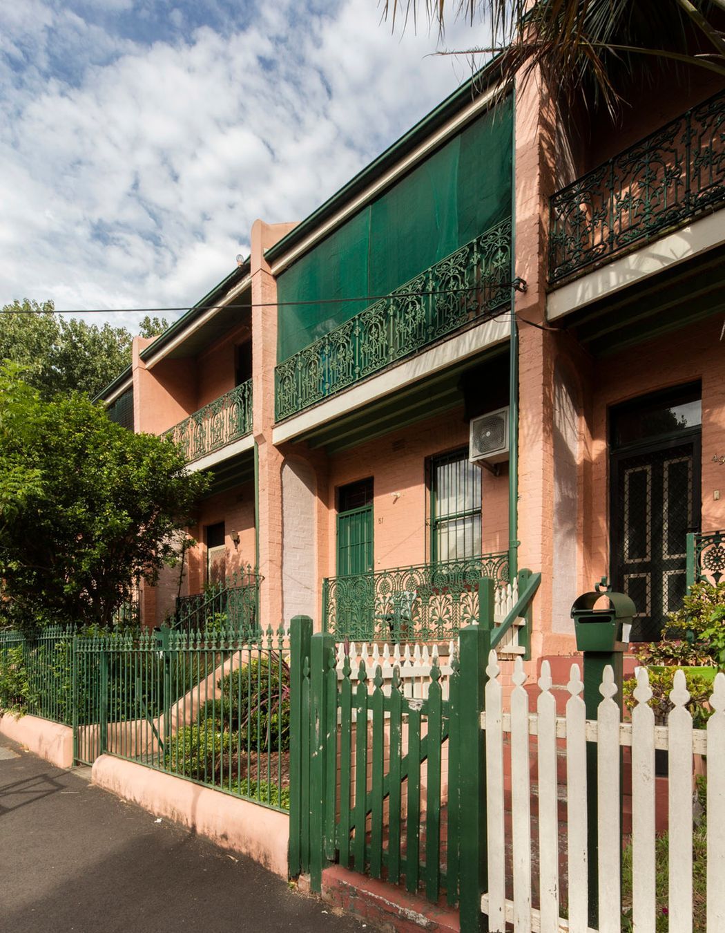 Terrace houses from the immediate context