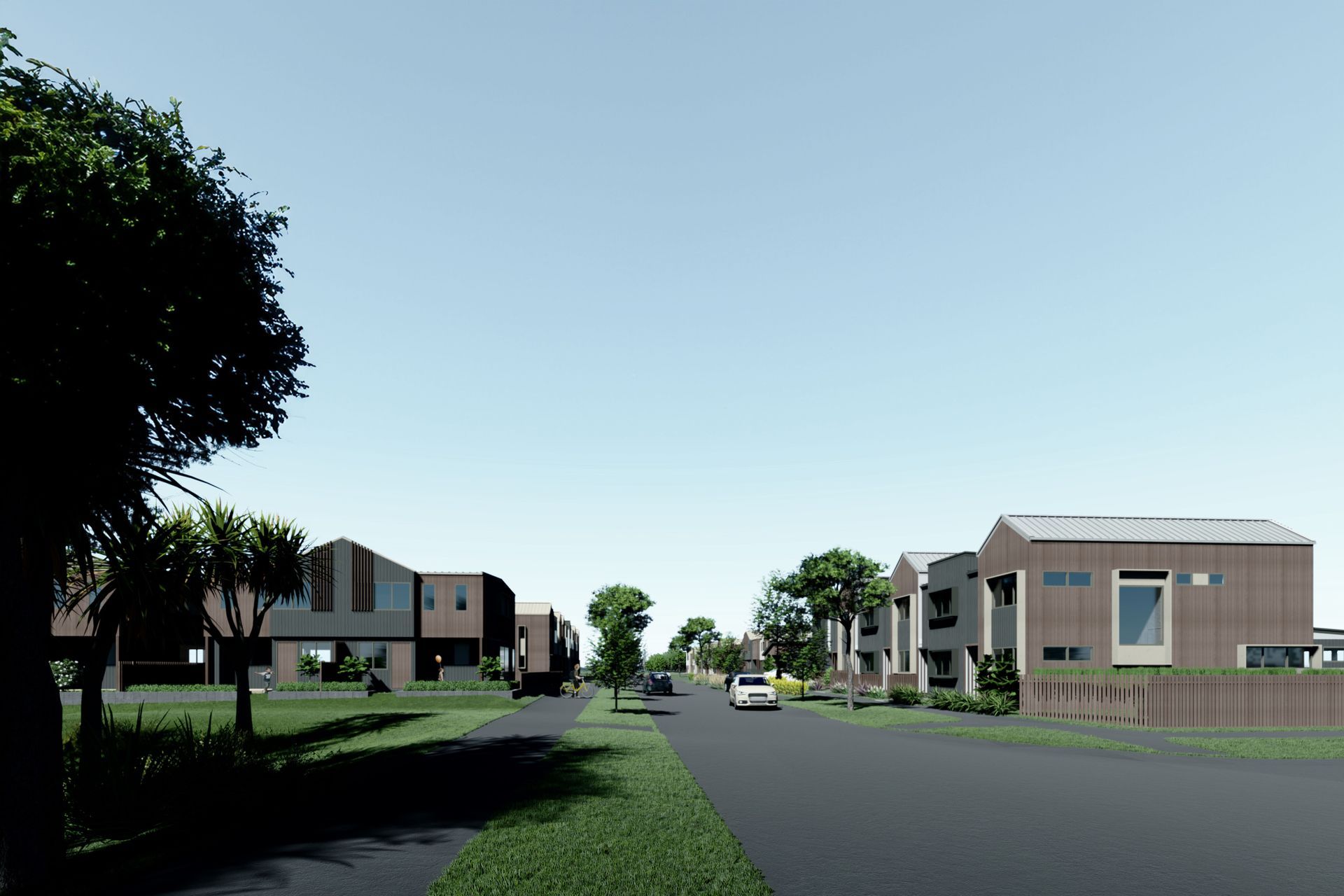 View North towards Stage 1D