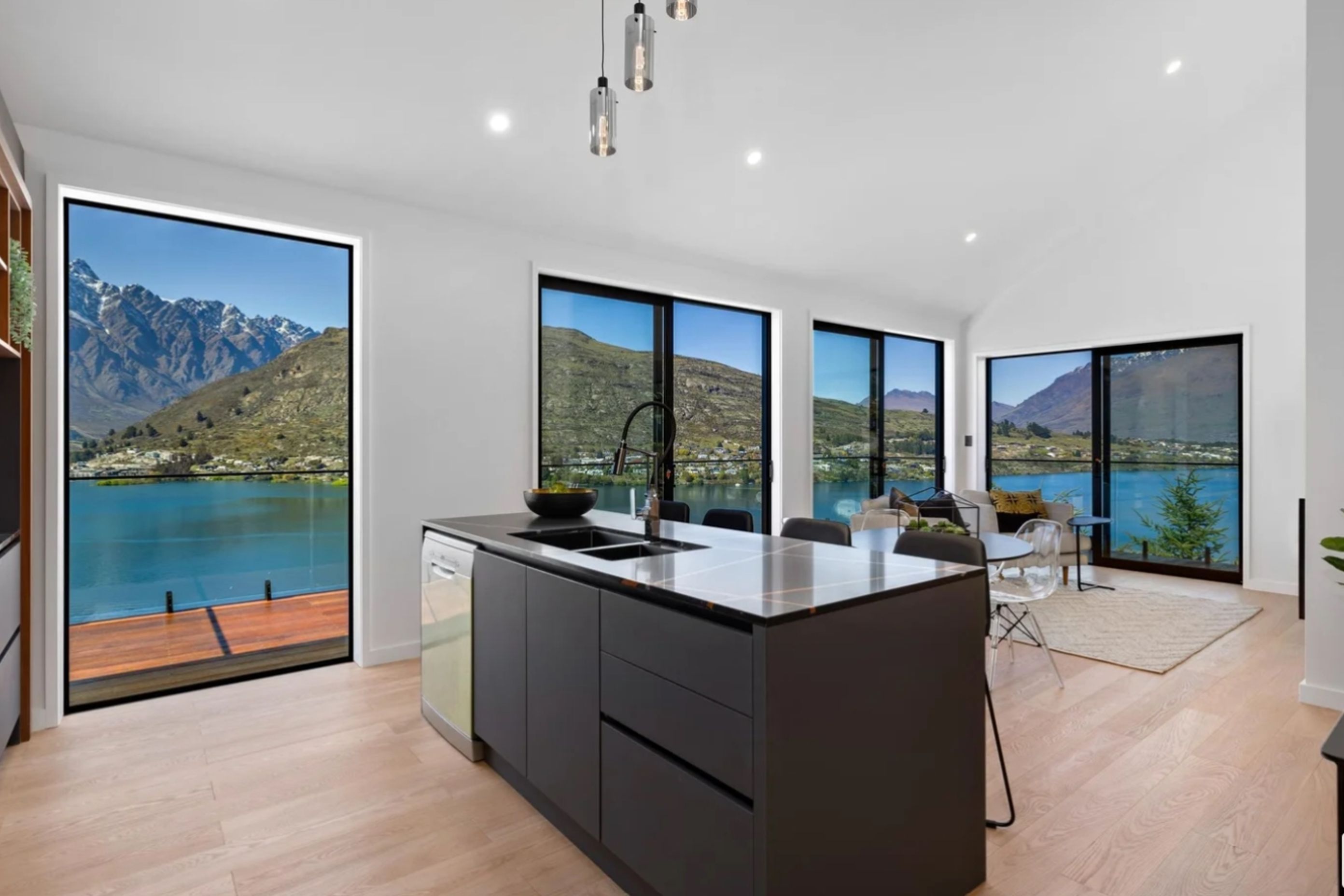 Main kitchen and living area
