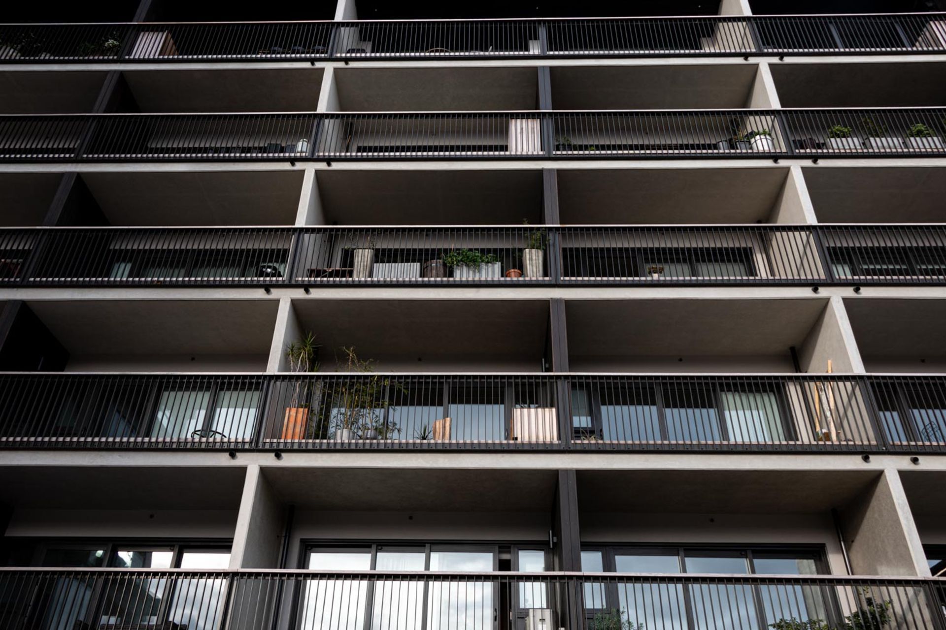 SKHY Apartments - exterior balustrades