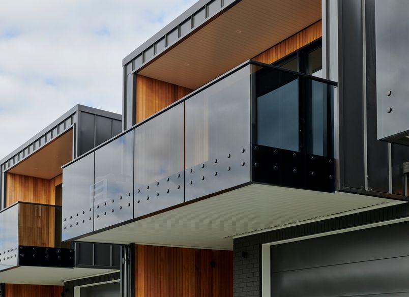 Striking Tinted Frameless Glass Balustrade