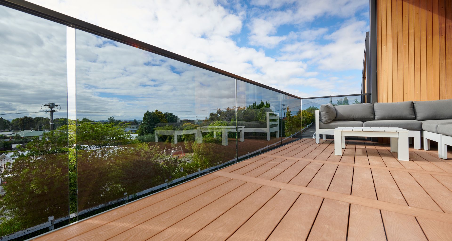 Striking Tinted Frameless Glass Balustrade banner