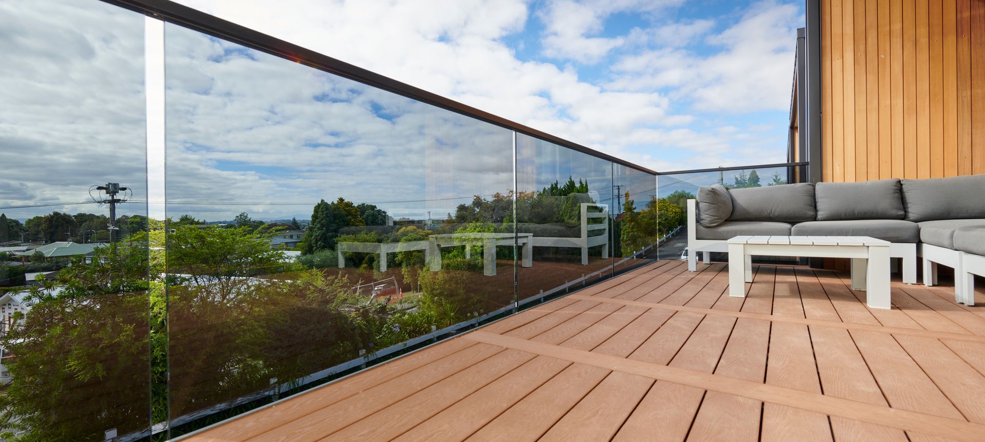 Striking Tinted Frameless Glass Balustrade banner