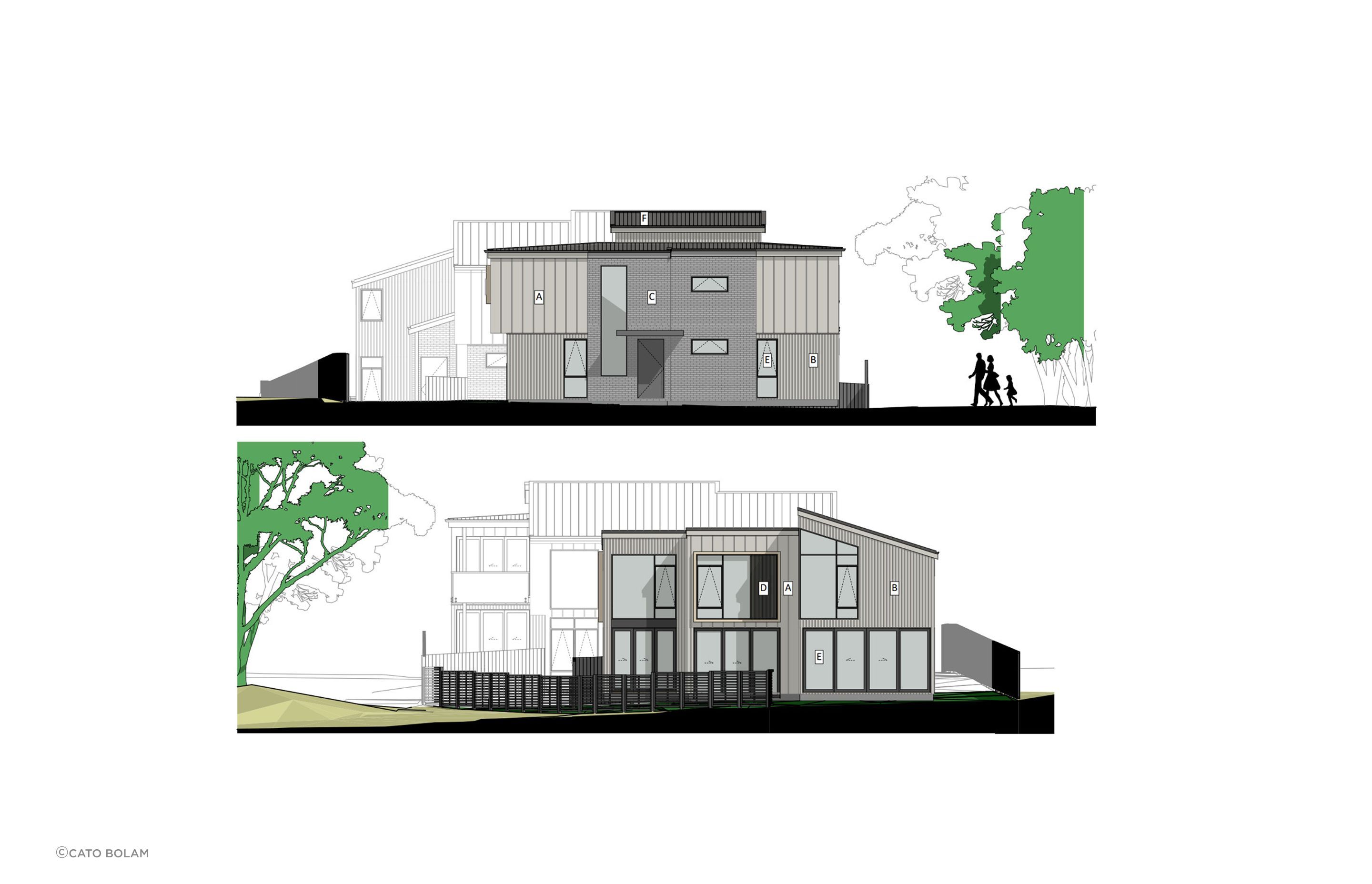 Mixed Suburban Zone - 3 dwellings on 743m² site