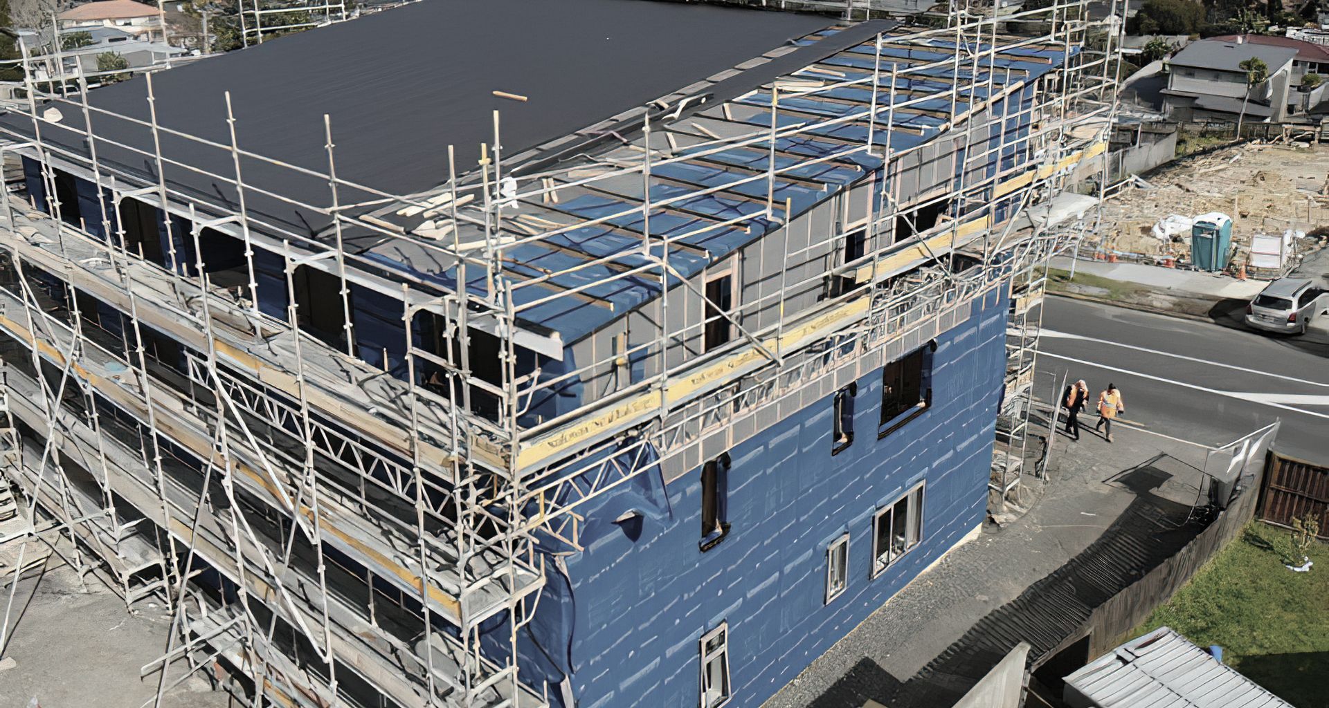 Pre-applied Building Underlay Protects CLT Panels from Moisture banner