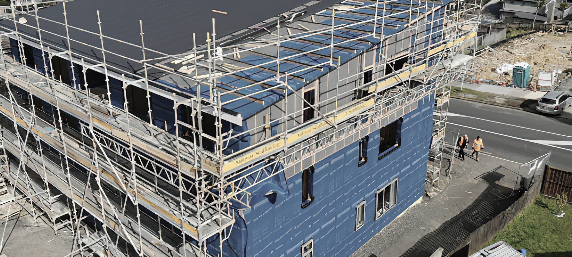 Pre-applied Building Underlay Protects CLT Panels from Moisture banner