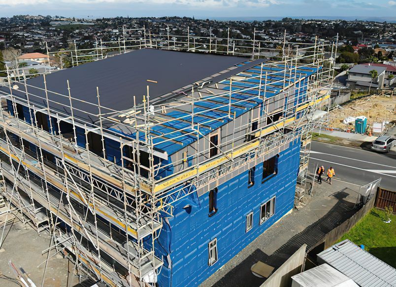 Pre-applied Building Underlay Protects CLT Panels from Moisture