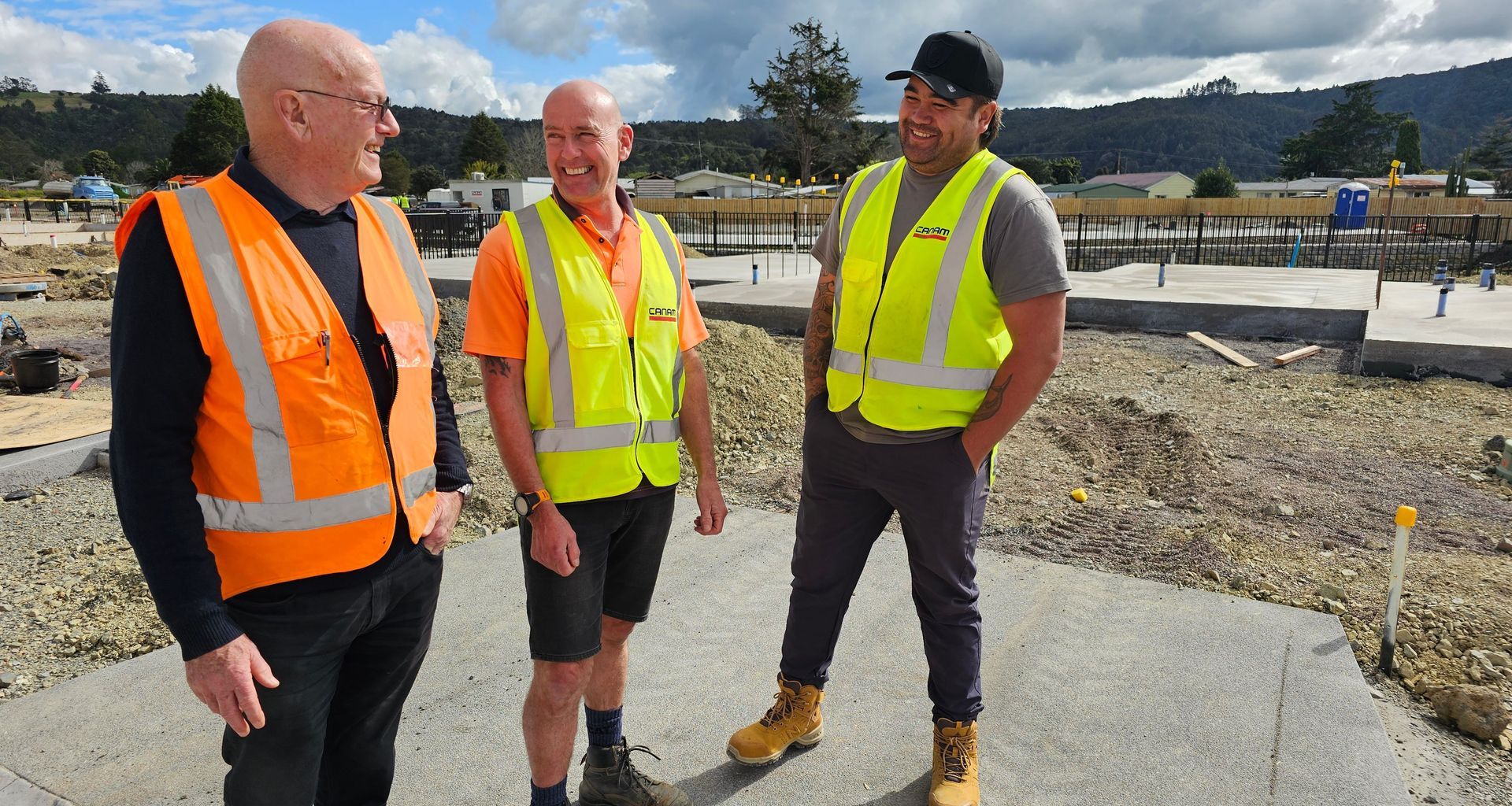 Sir James Henare housing development banner