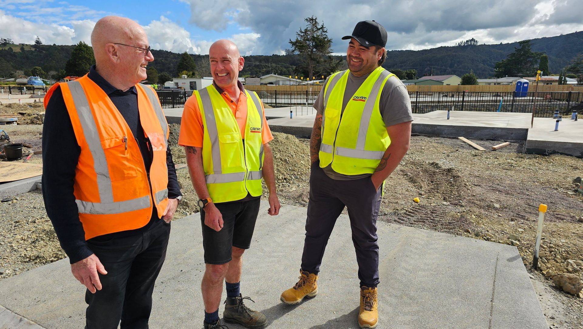 Sir James Henare housing development banner