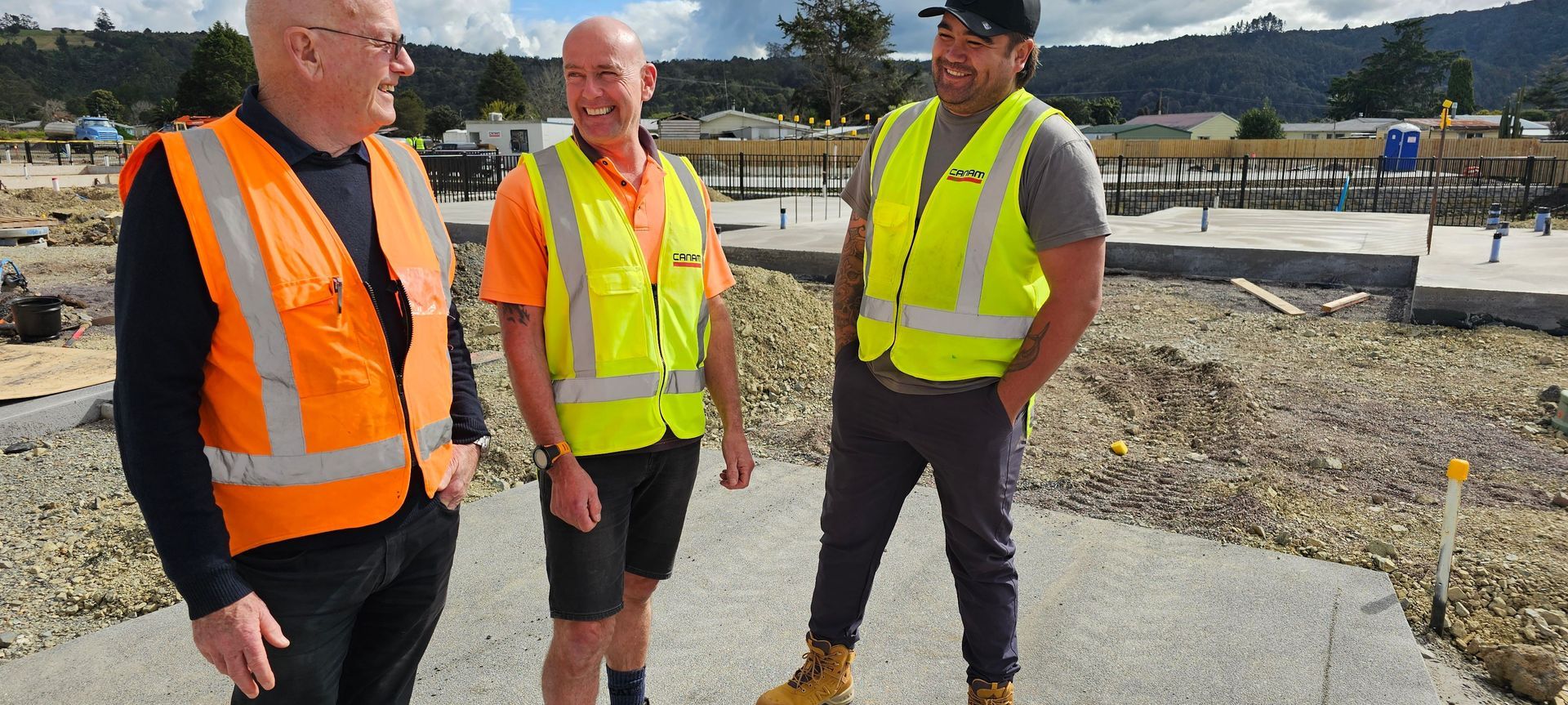 Sir James Henare housing development banner