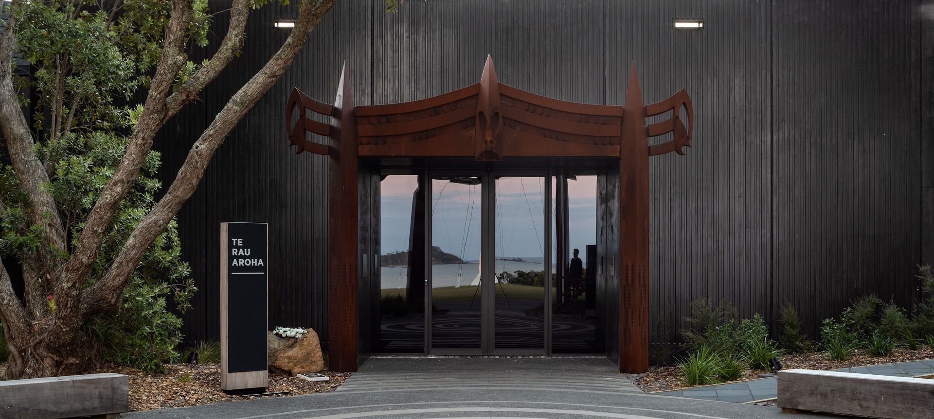 Te Rau Aroha - Waitangi banner