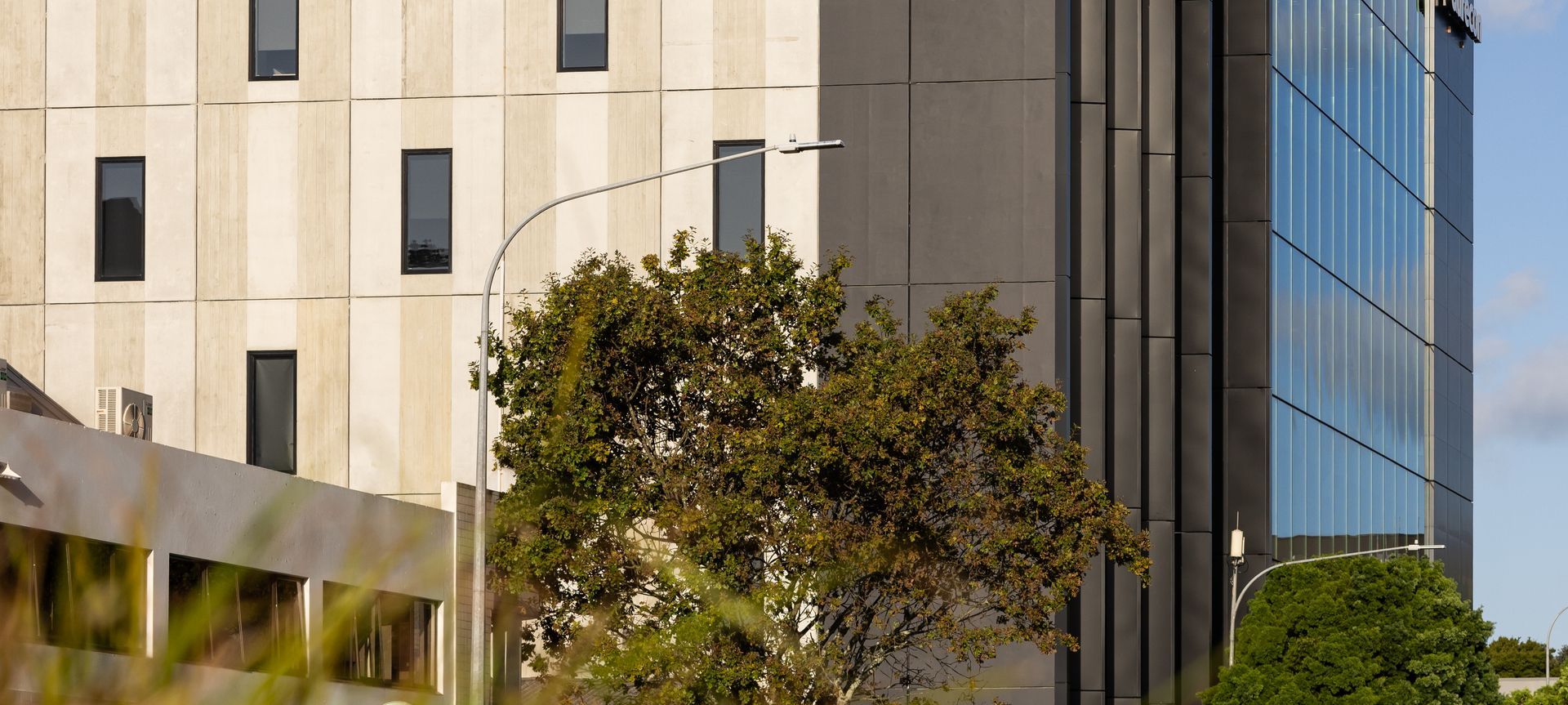 Aurecon Building, Mansons TCLM banner