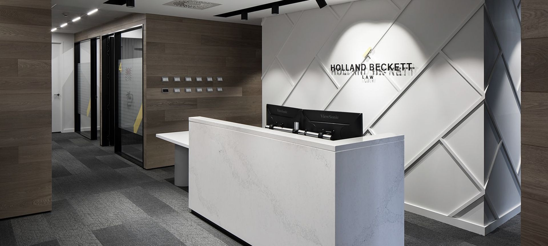 Holland Beckett Law Fitout banner