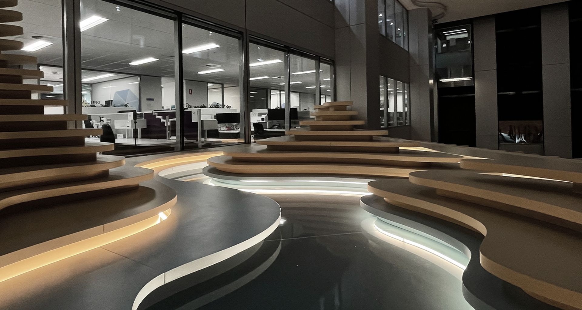 Atrium Fitout banner