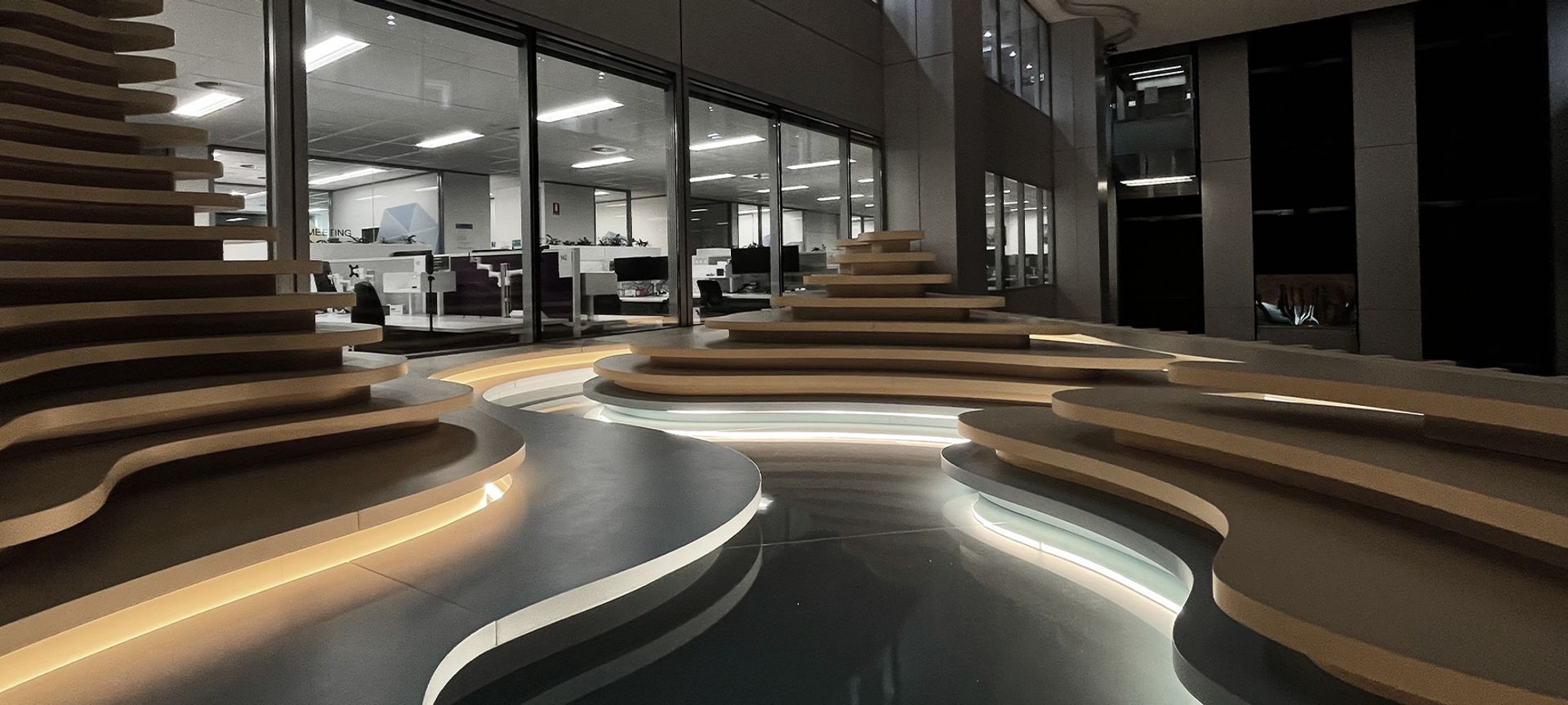 Atrium Fitout banner